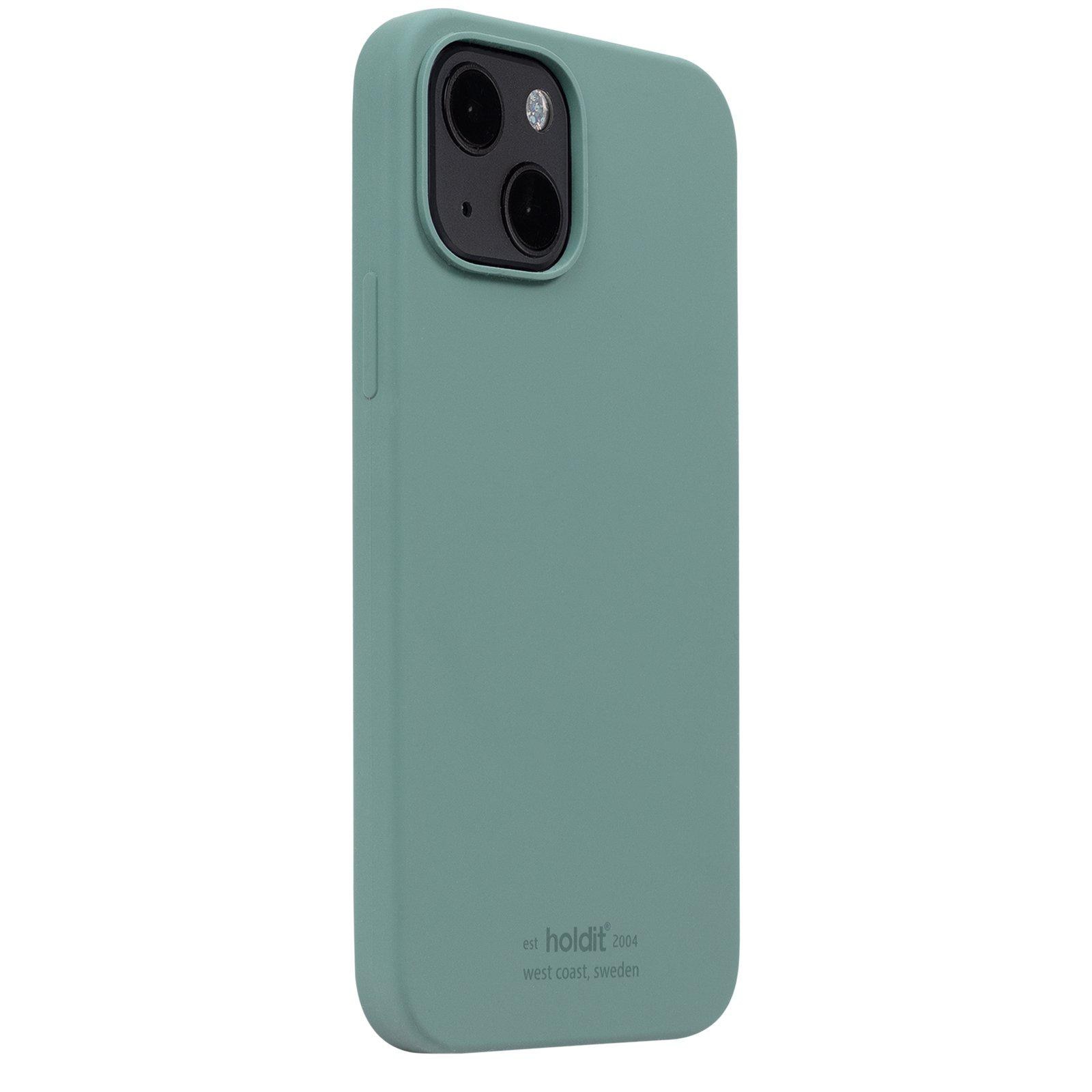 iPhone 14 Silicone Case Moss Green