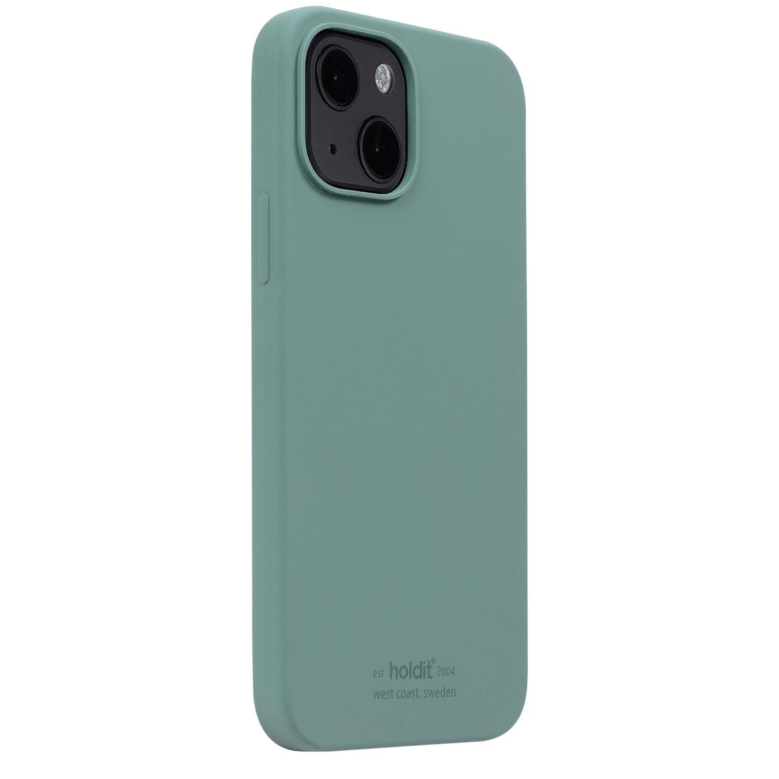 iPhone 14 Plus Silicone Case Moss Green