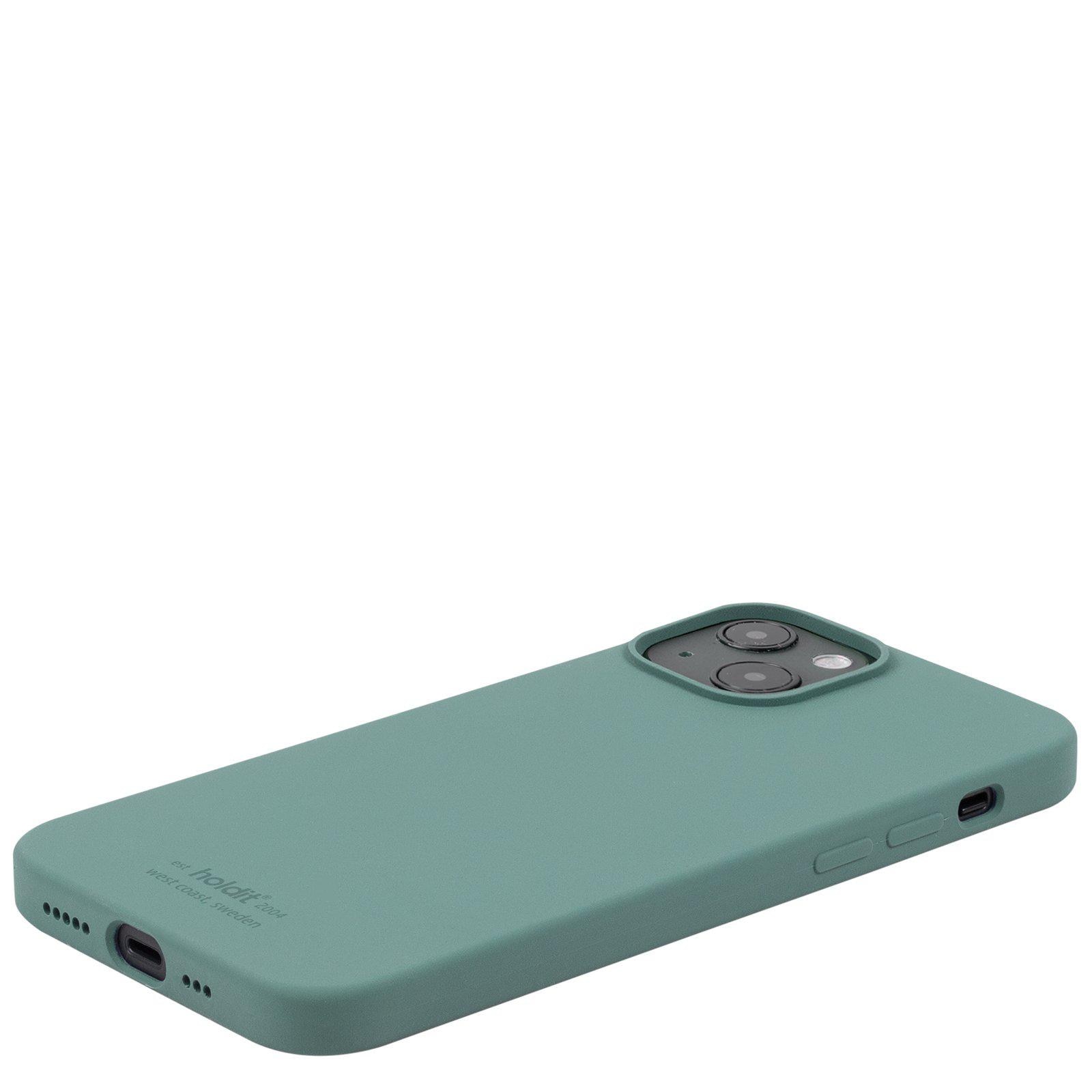 iPhone 13 Silicone Case Moss Green