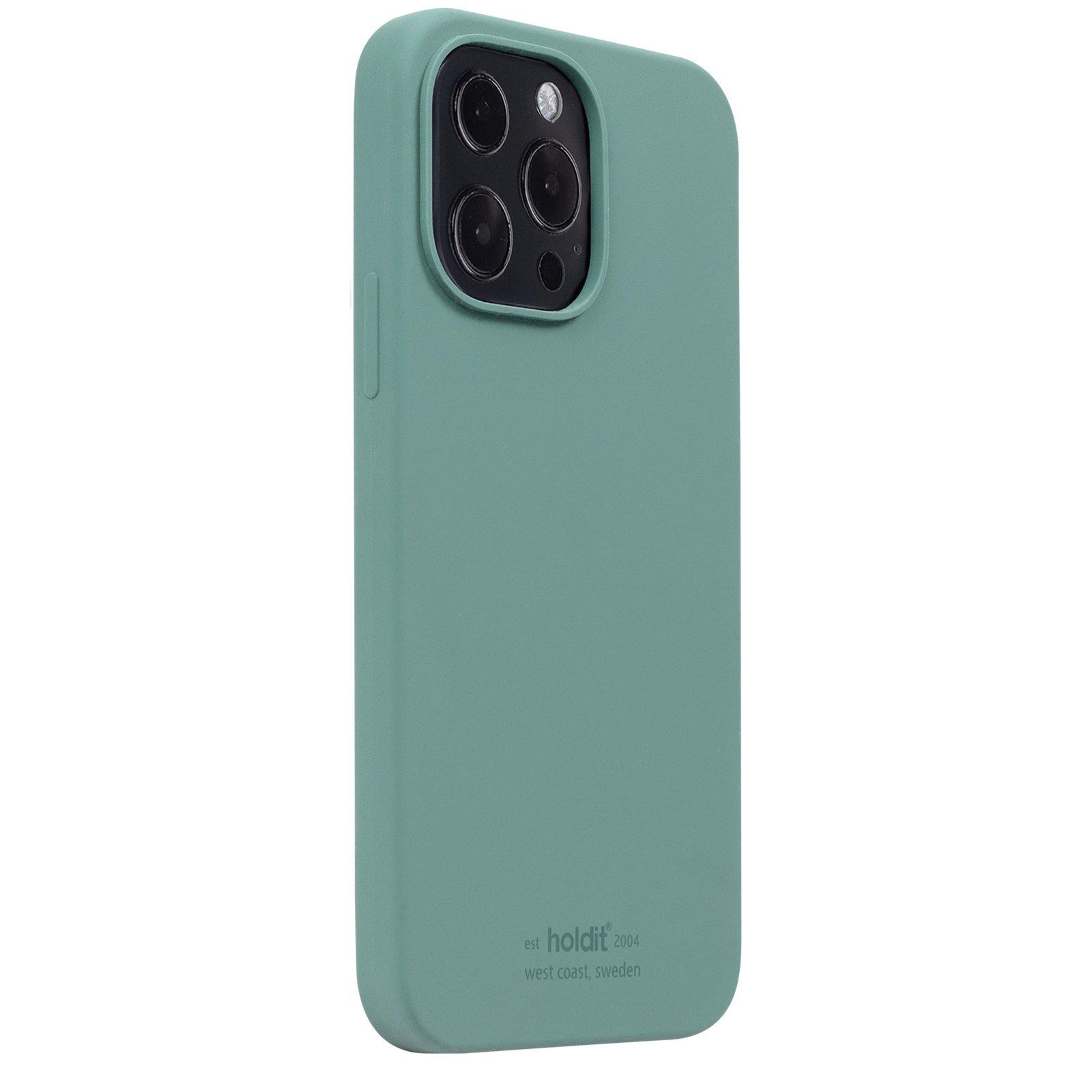iPhone 13 Pro Max Silicone Case Moss Green