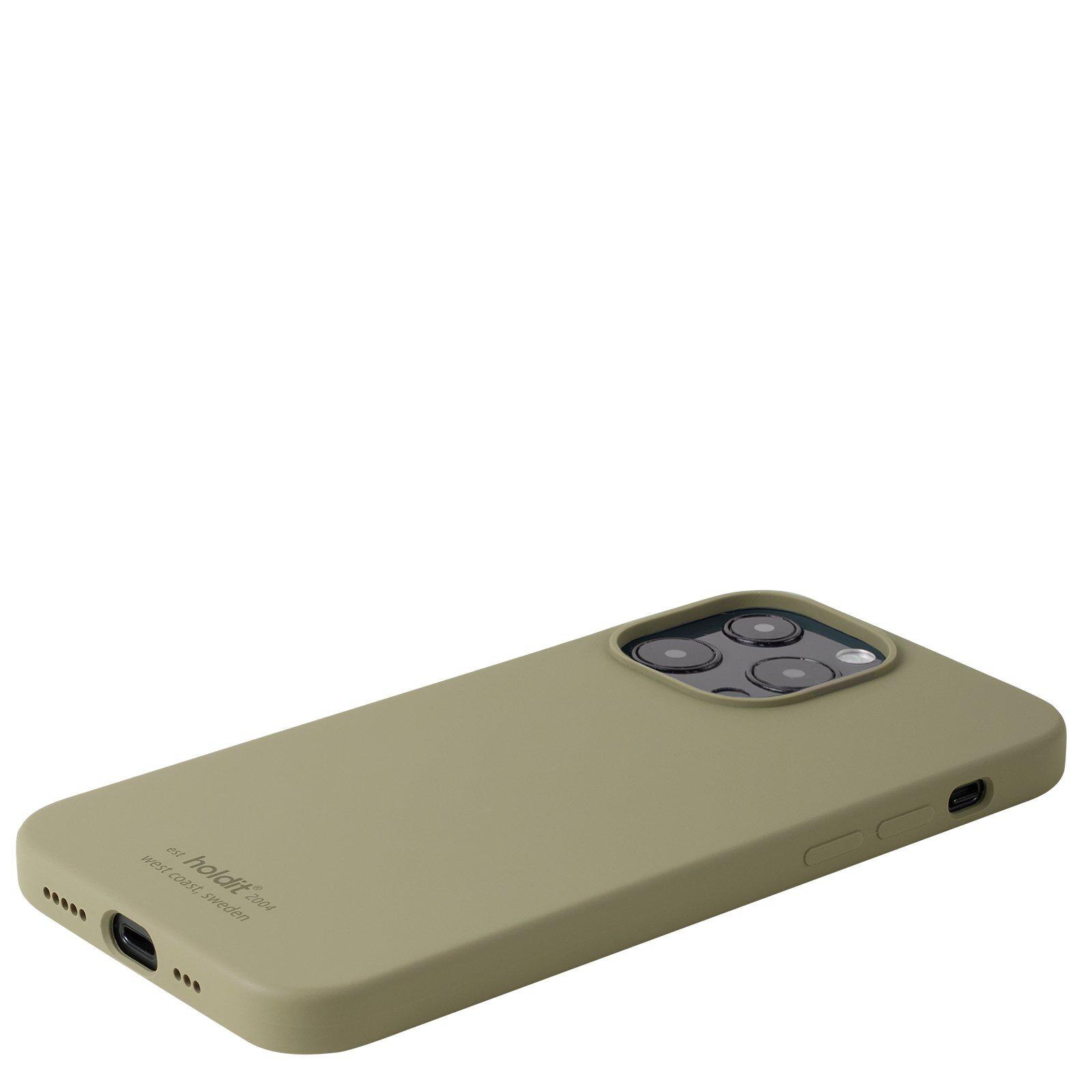 iPhone 13 Pro Silicone Case Khaki Green