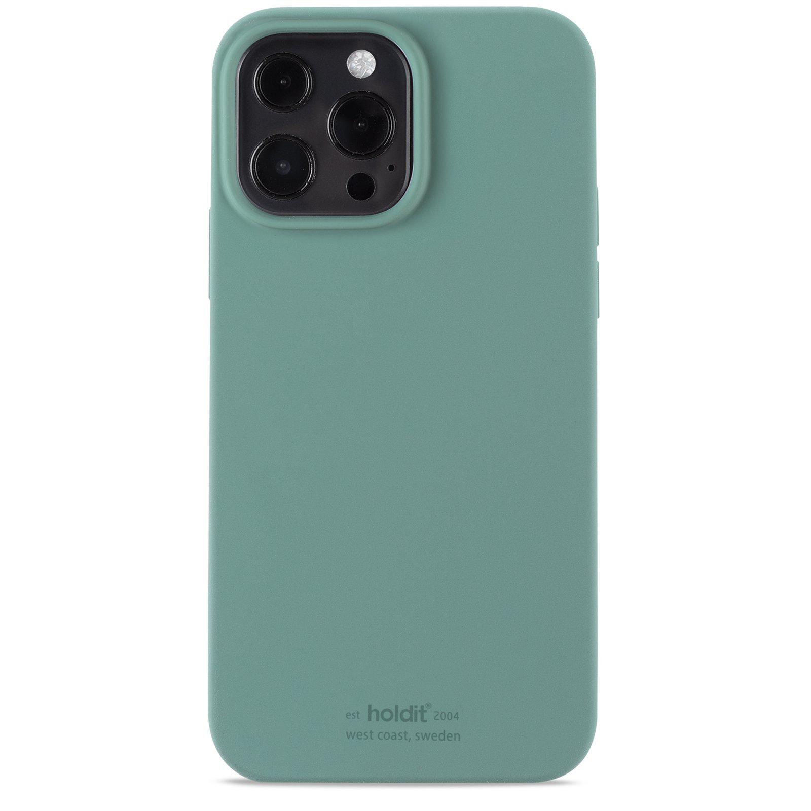 iPhone 14 Pro Max Silicone Case Moss Green