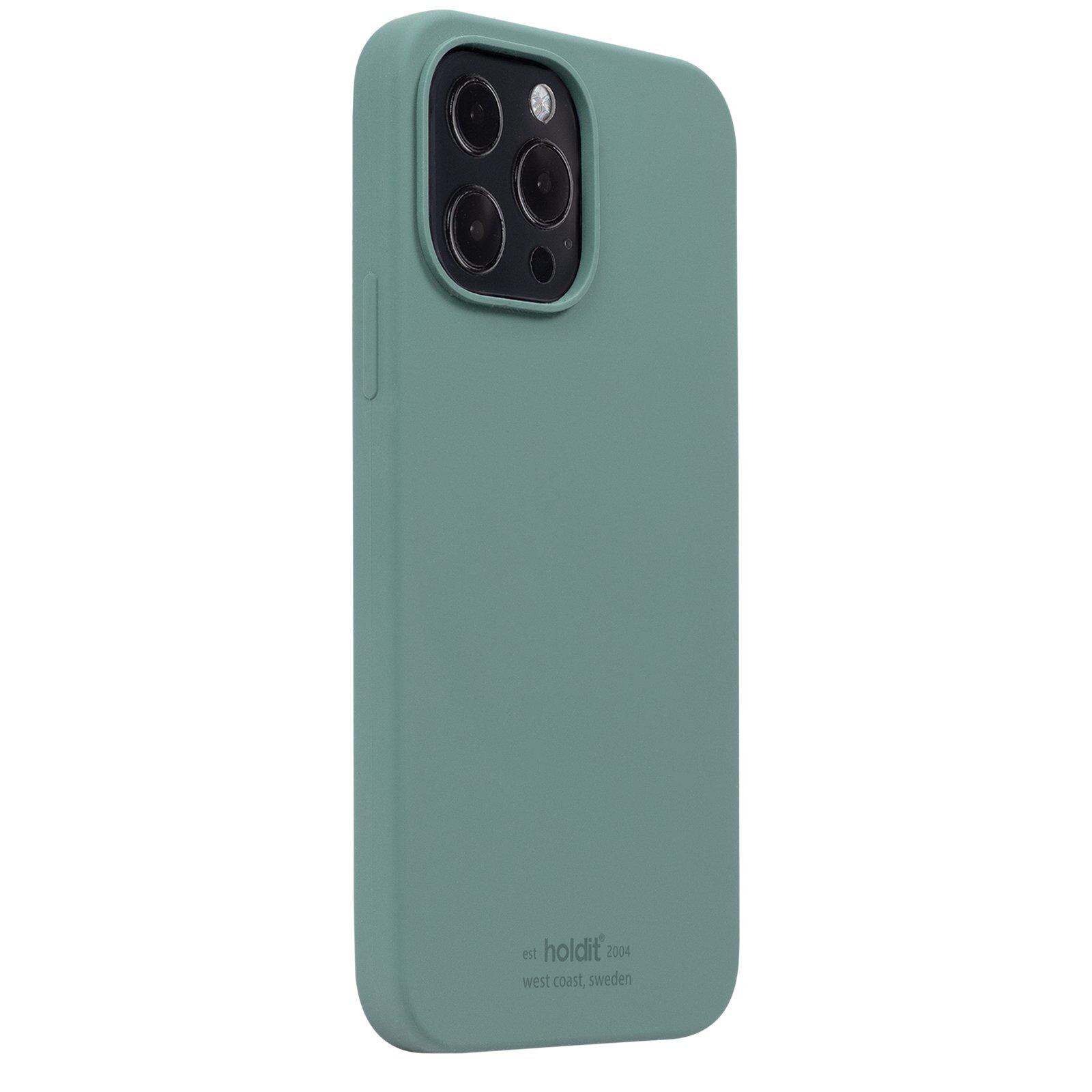 iPhone 14 Pro Max Silicone Case Moss Green