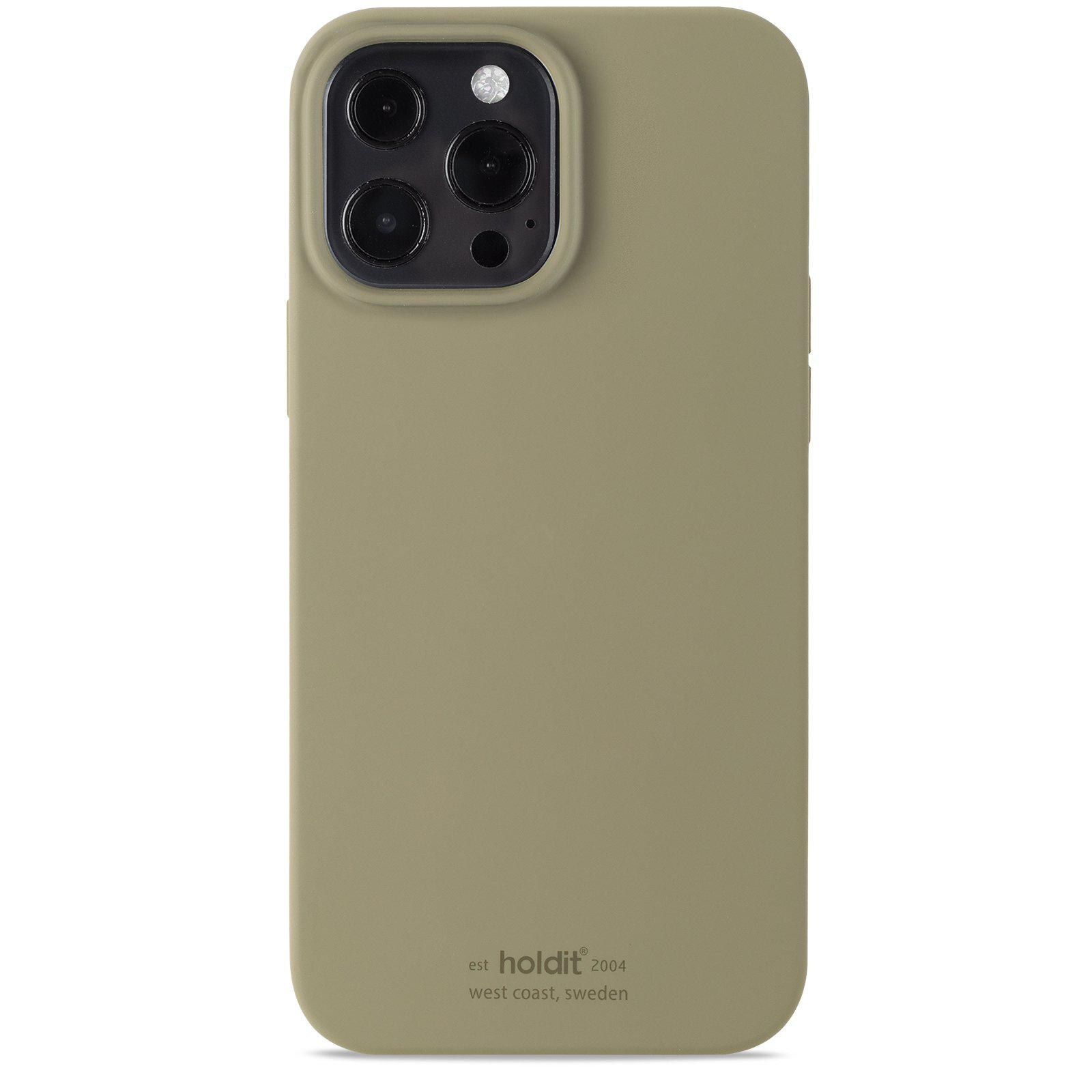 iPhone 13 Pro Max Silicone Case Khaki Green