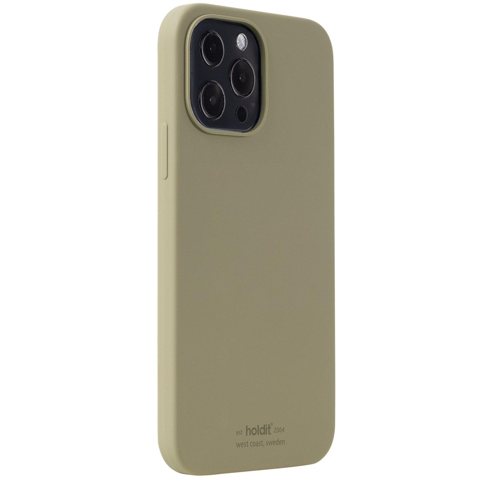 iPhone 13 Pro Max Silicone Case Khaki Green