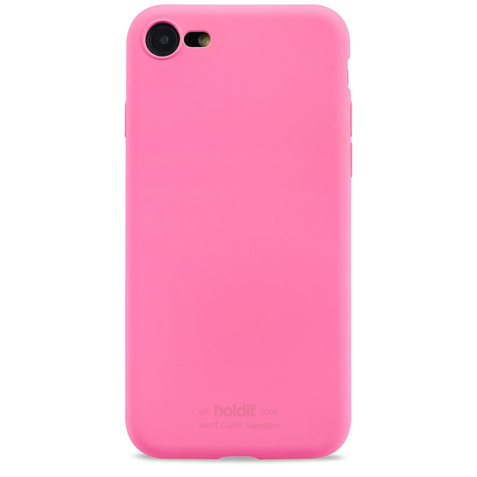 iPhone SE (2022) Silicone Case Bright Pink