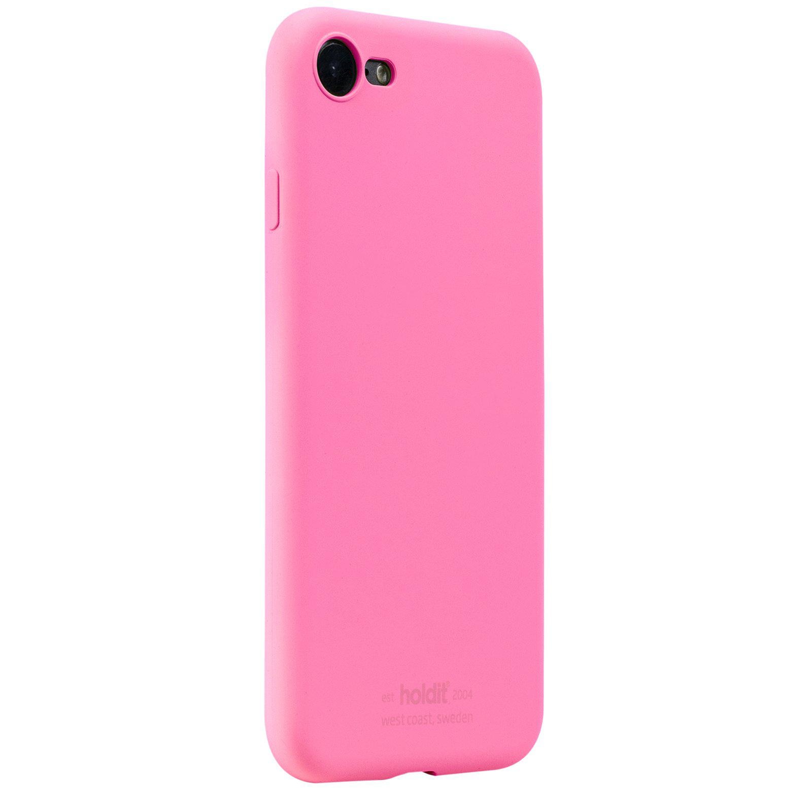 iPhone 8 Silicone Case Bright Pink