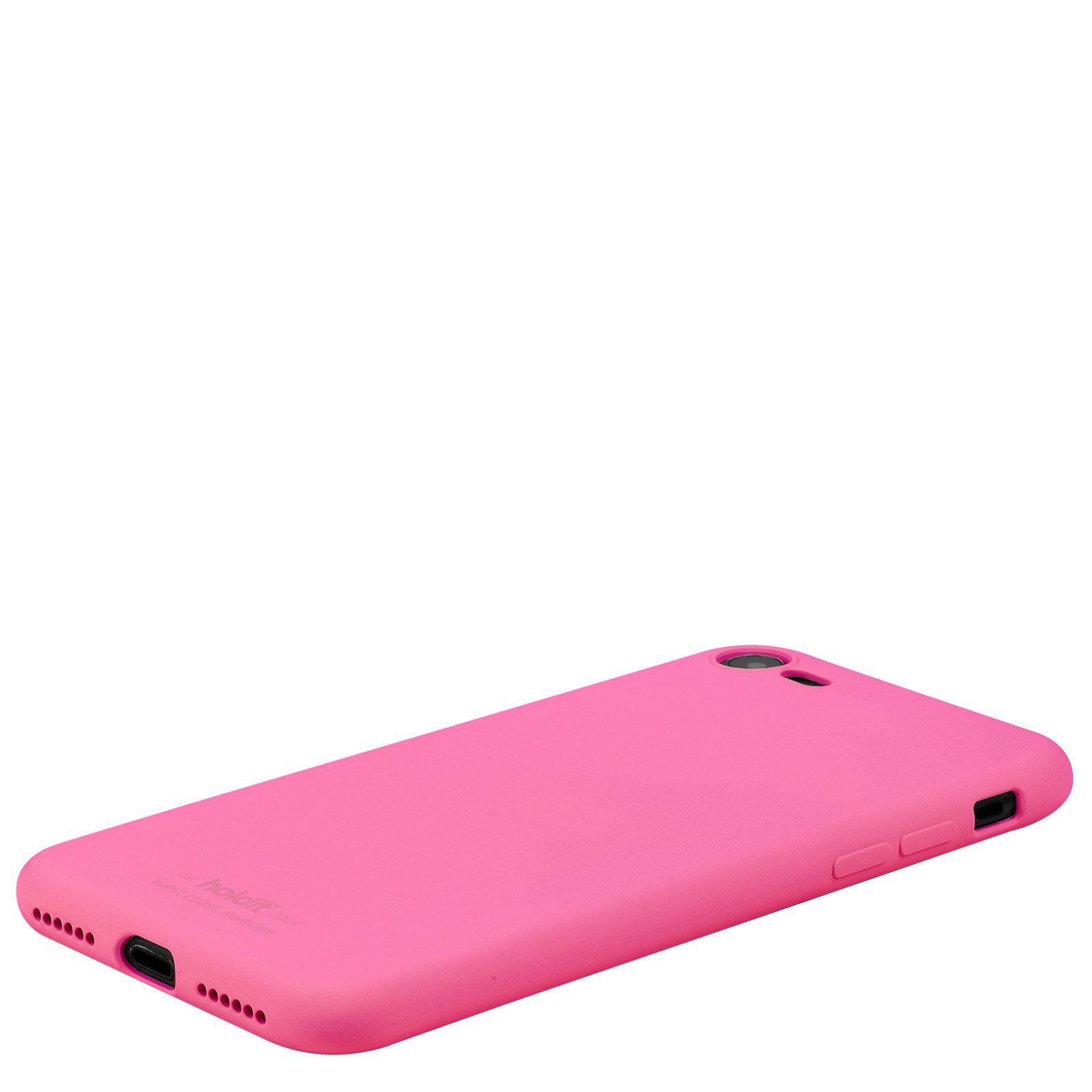 iPhone SE (2022) Silicone Case Bright Pink