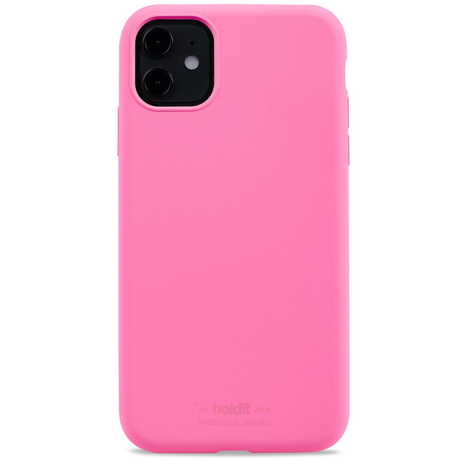 iPhone 11/XR Silicone Case Bright Pink
