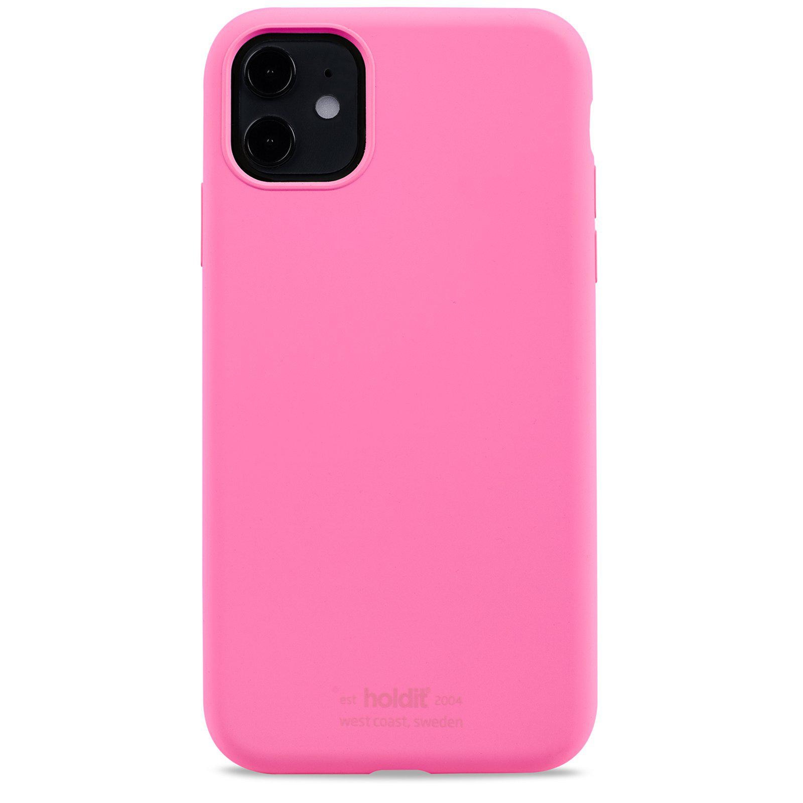 iPhone 11 Silicone Case Bright Pink