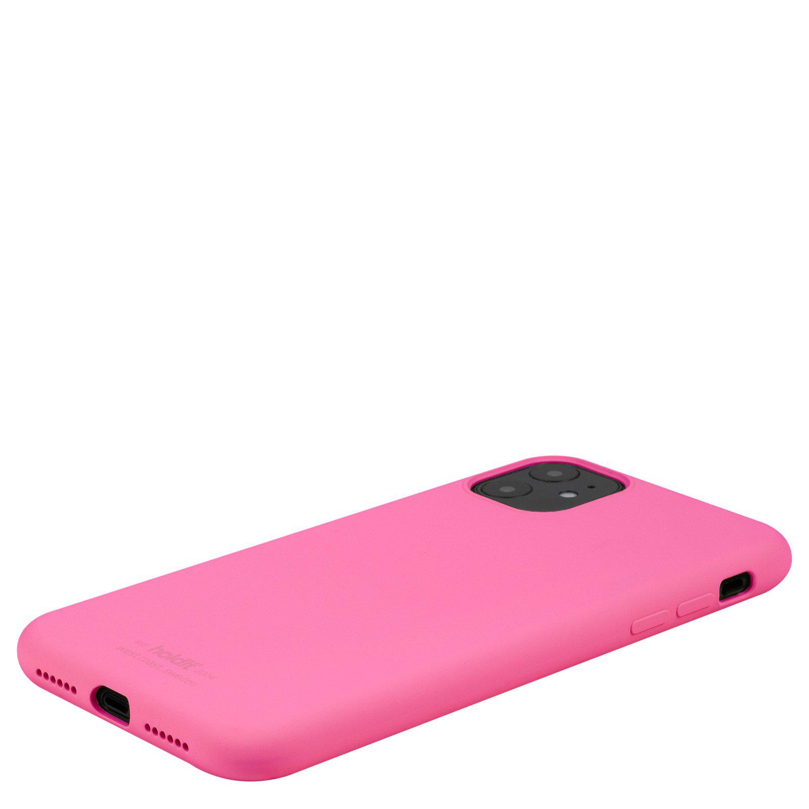 iPhone 11 Silicone Case Bright Pink