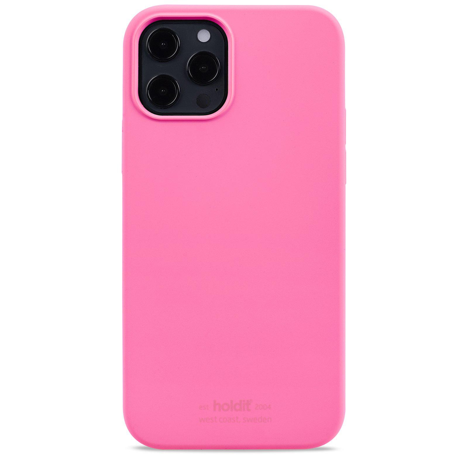 iPhone 12/12 Pro Silicone Case Bright Pink