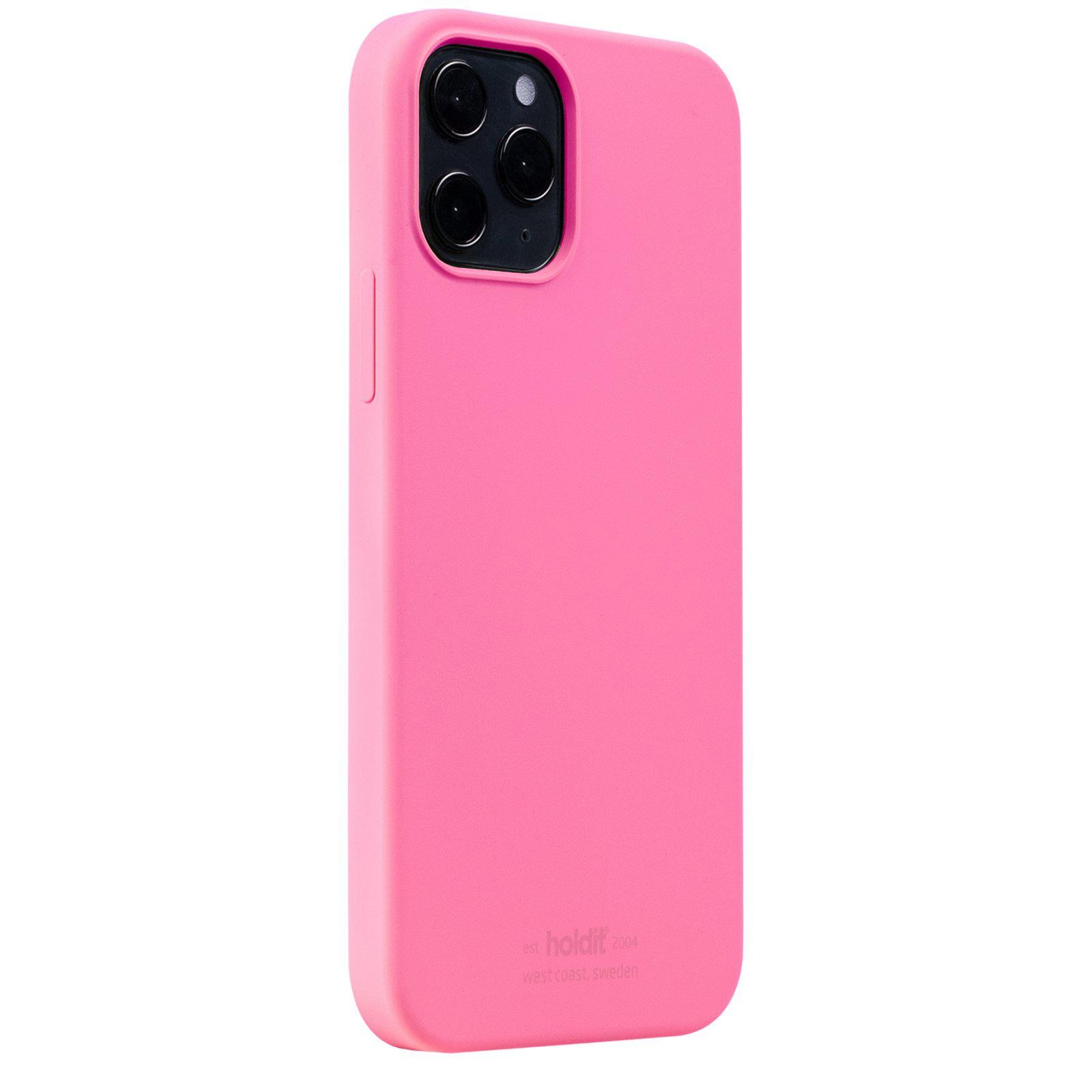 iPhone 12/12 Pro Silicone Case Bright Pink