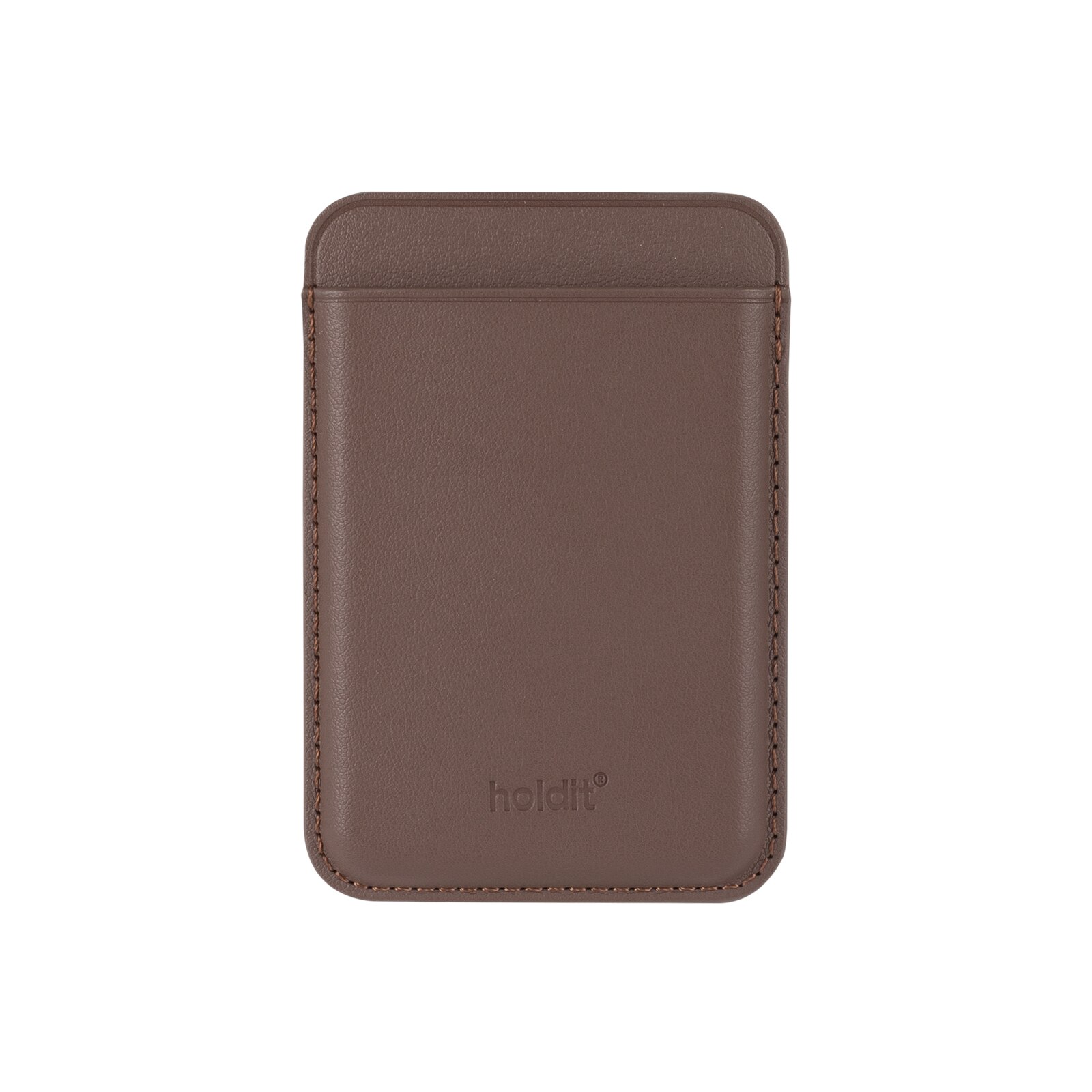 Magnetic Cardholder Dark Brown