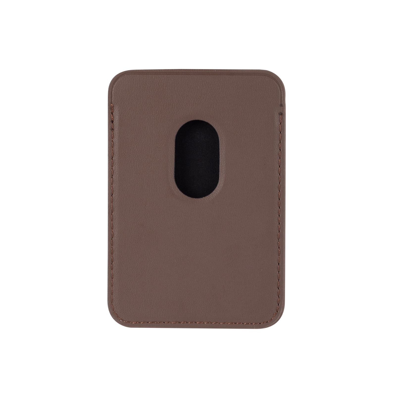 Magnetic Cardholder Dark Brown