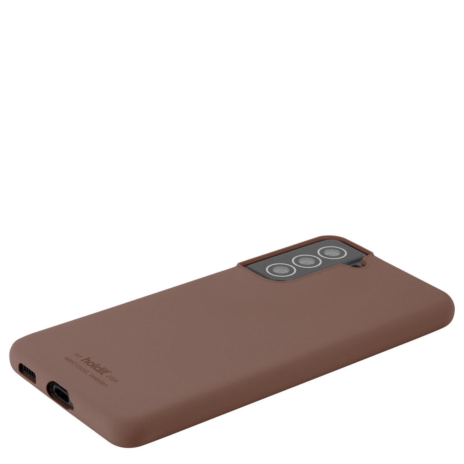 Samsung Galaxy S22 Silicone Case Dark Brown