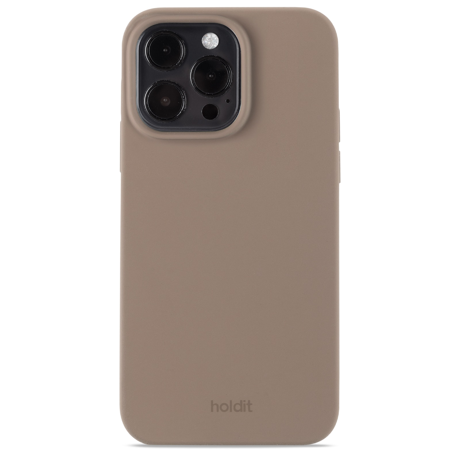 iPhone 14 Pro Max Silicone Case Mocha Brown