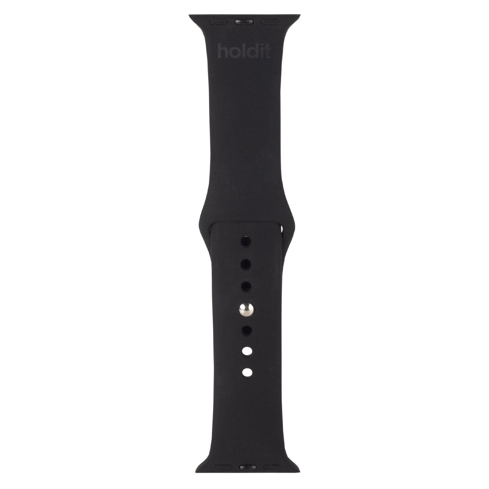 Apple Watch 41mm Series 8 Silicone Band Black