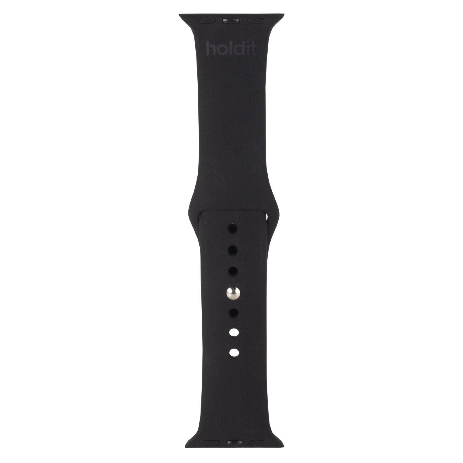 Apple Watch 41mm Series 9 Silicone Band Black