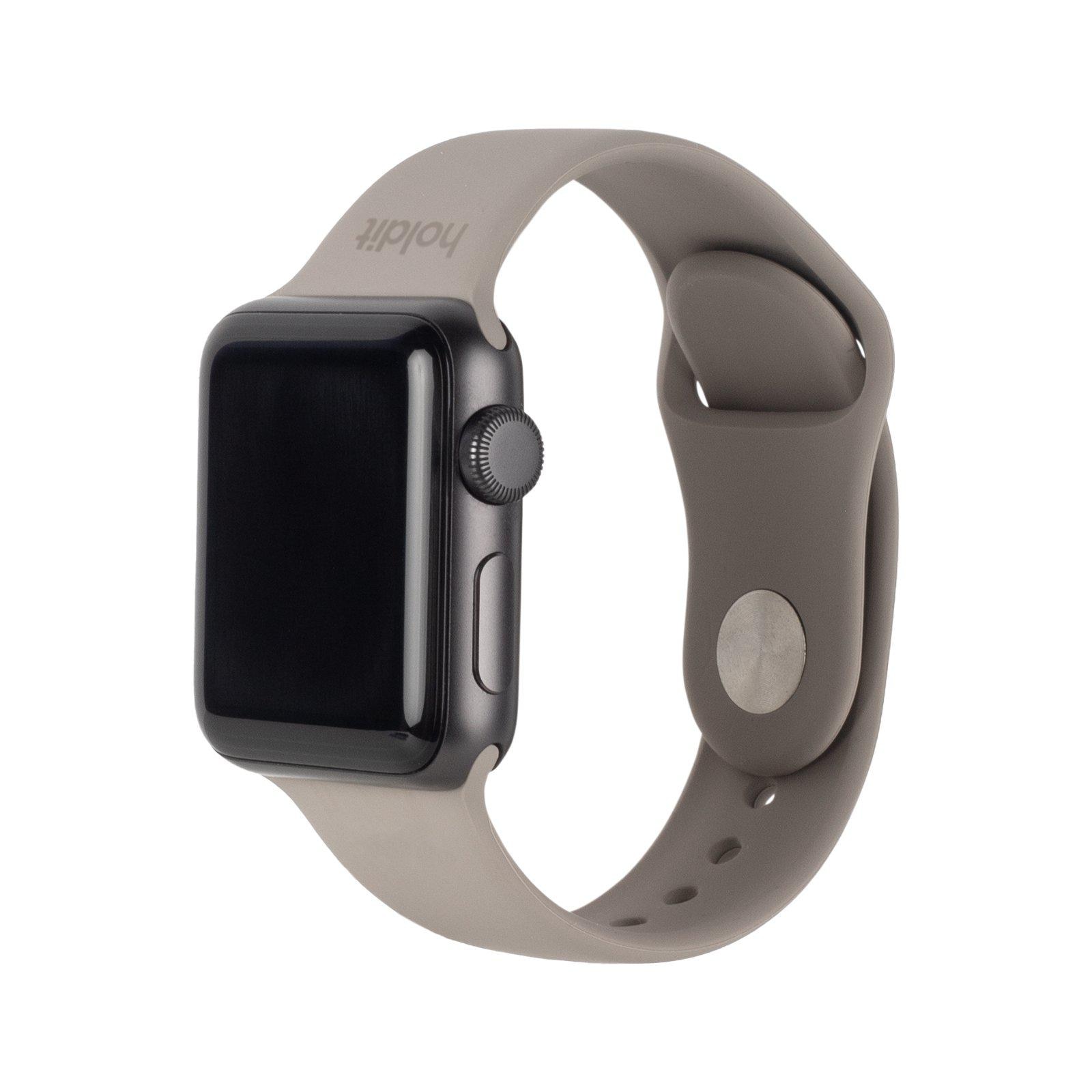 Apple Watch 41mm Series 8 Silicone Band Taupe