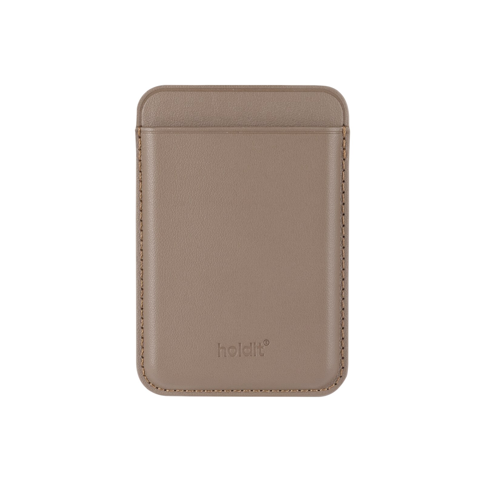 Magnetic Cardholder Mocha Brown