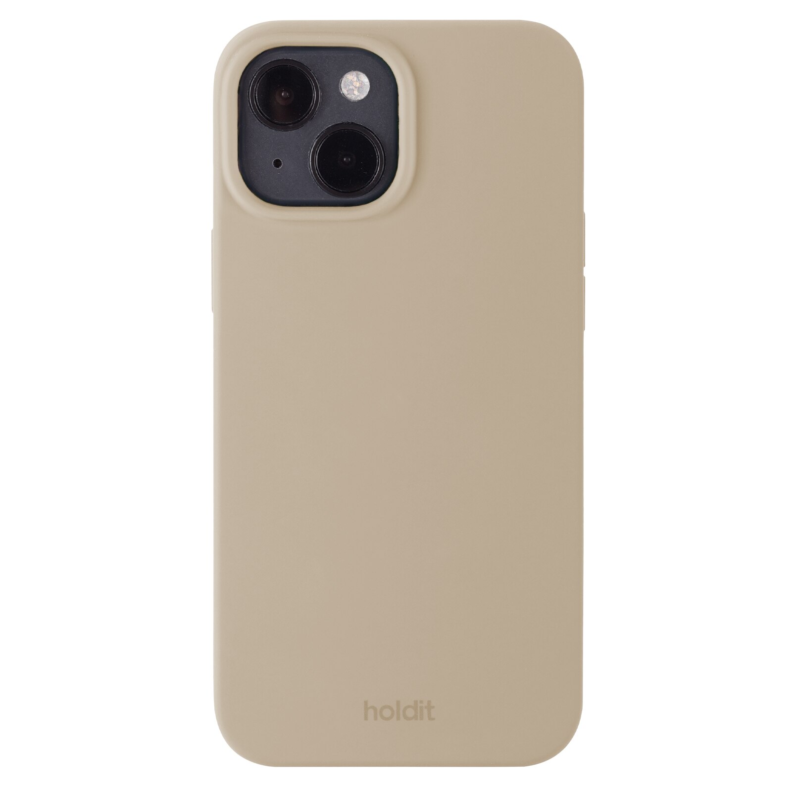 iPhone 14/13 Silicone Case Latte Beige