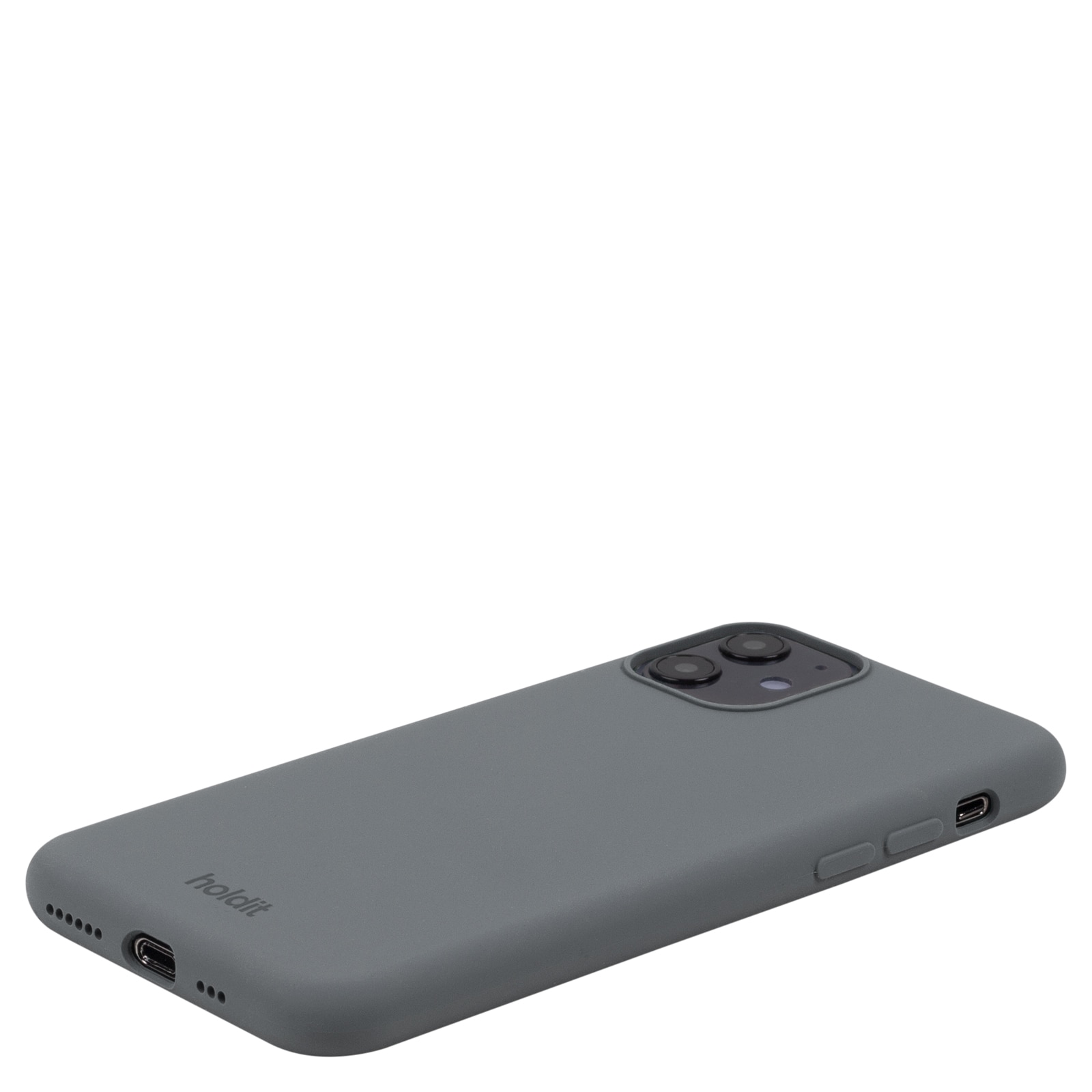 iPhone 11 Silicone Case Space Gray