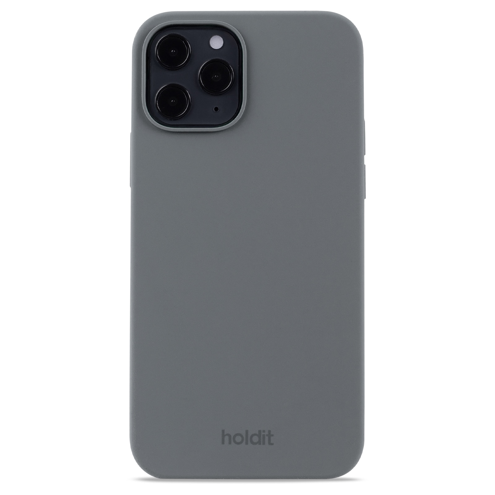 iPhone 12/12 Pro Silicone Case Space Gray