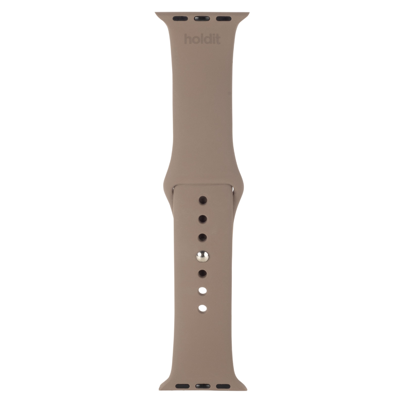 Apple Watch SE 40mm Silicone Band Mocha Brown