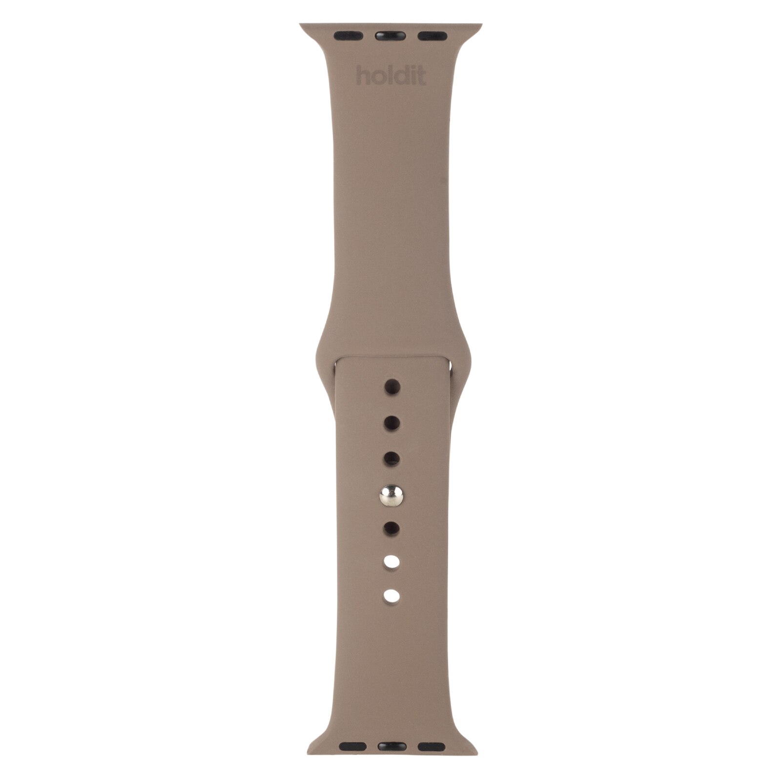 Apple Watch 41mm Series 9 Silicone Band Mocha Brown