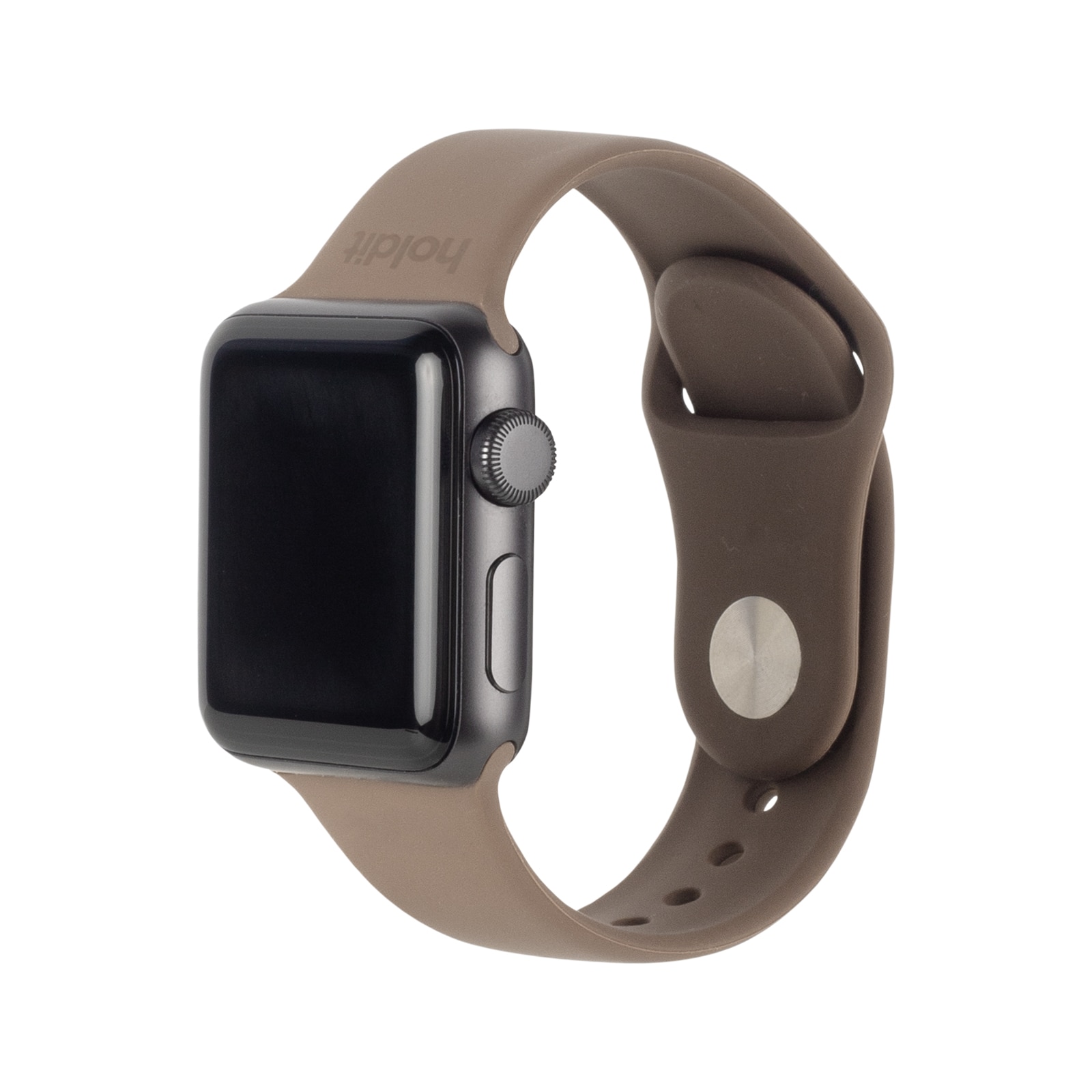 Apple Watch 41mm Series 7 Silicone Band Mocha Brown