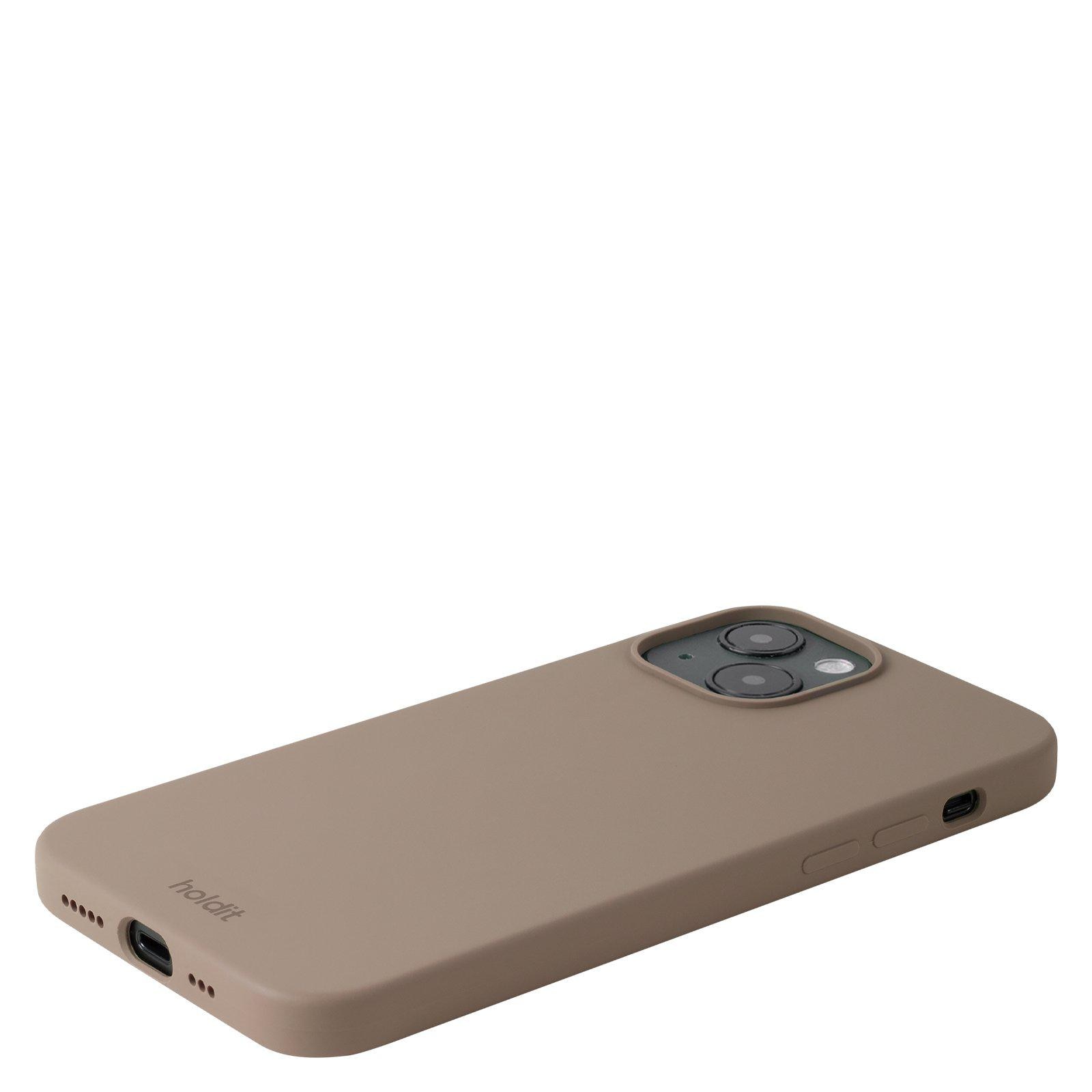 iPhone 15 Silicone Case Mocha Brown