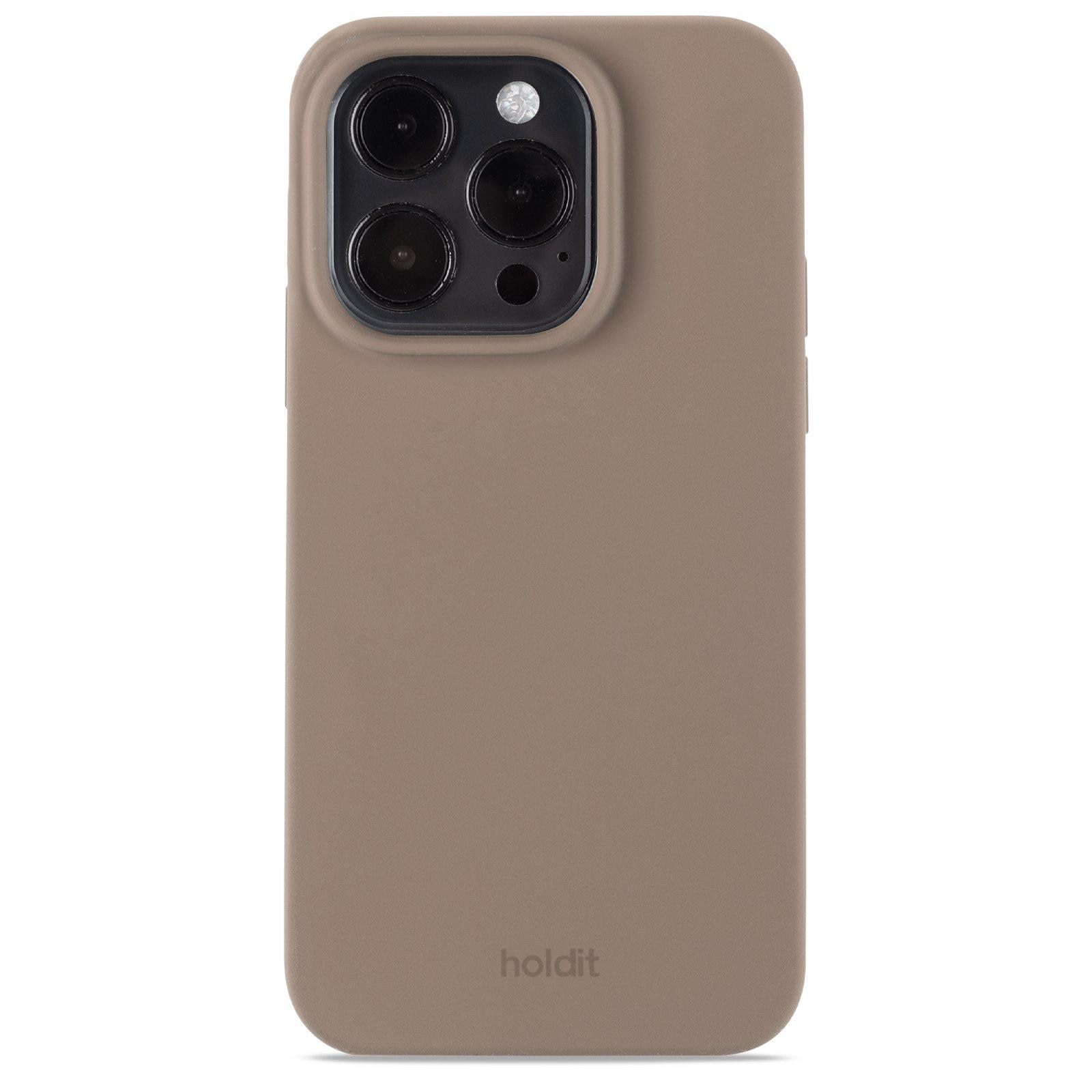 iPhone 15 Pro Silicone Case Mocha Brown