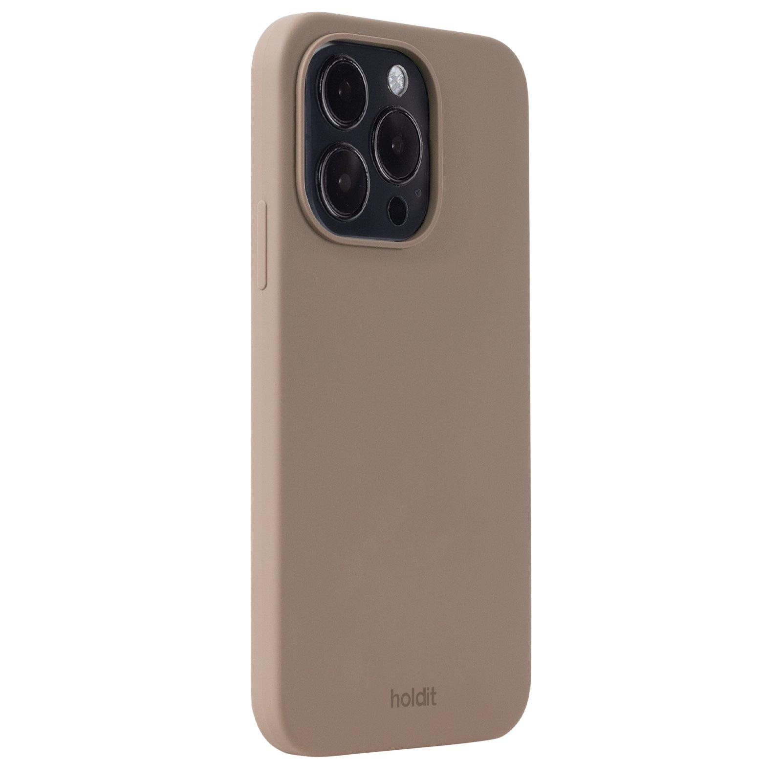 iPhone 15 Pro Silicone Case Mocha Brown