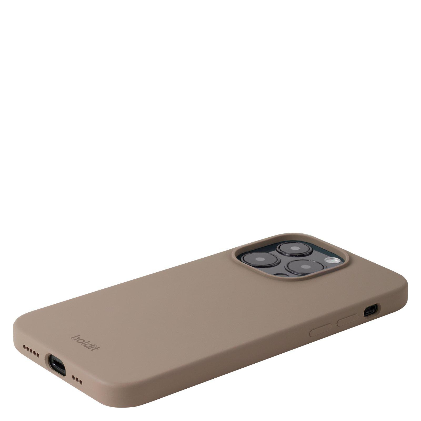 iPhone 15 Pro Silicone Case Mocha Brown