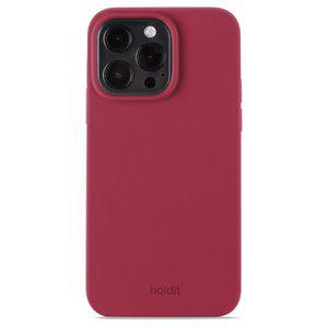 iPhone 15 Pro Max Silicone Case Red Velvet