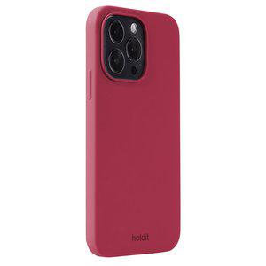 iPhone 15 Pro Max Silicone Case Red Velvet