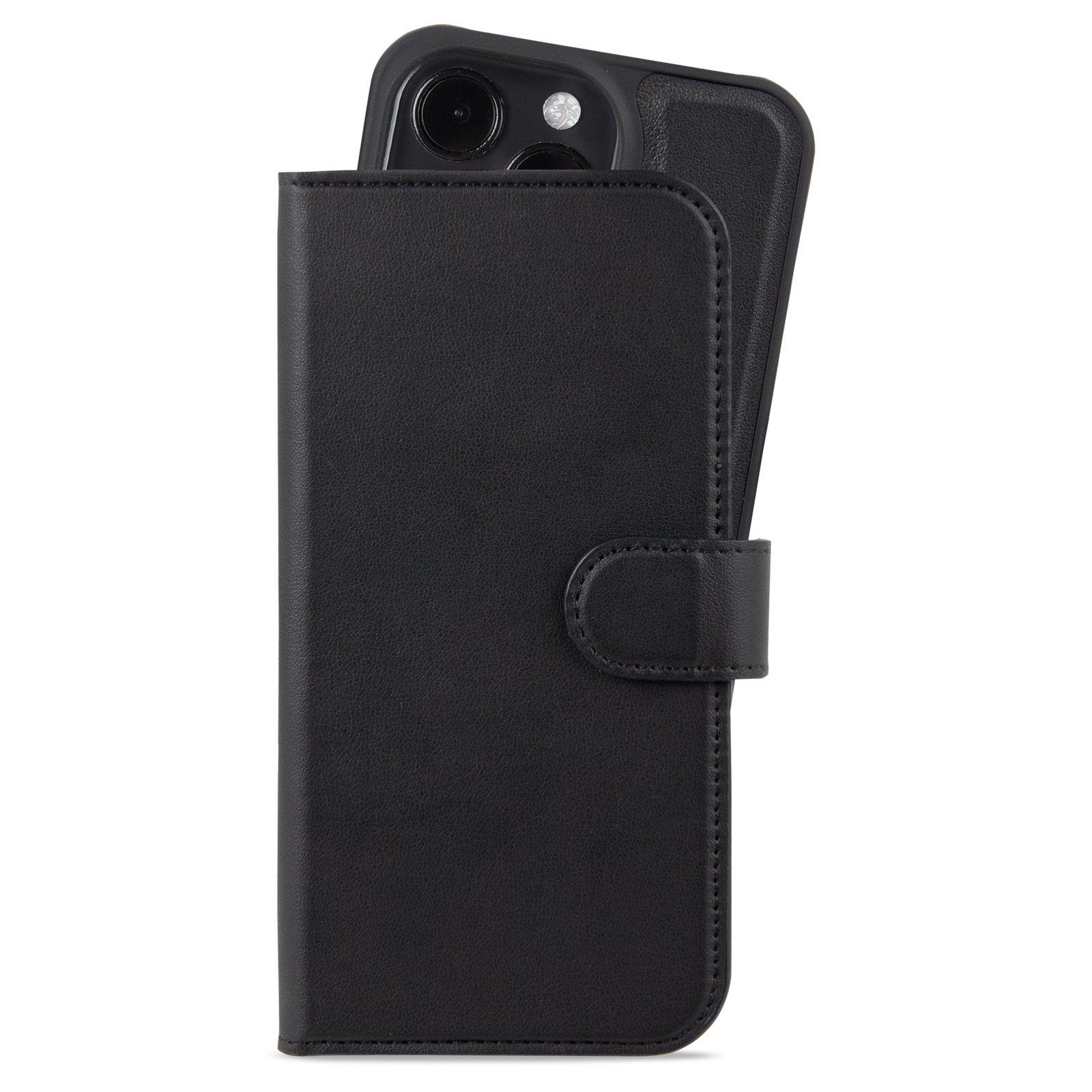 iPhone 15 Pro Magnetic Book Cover Plus Black