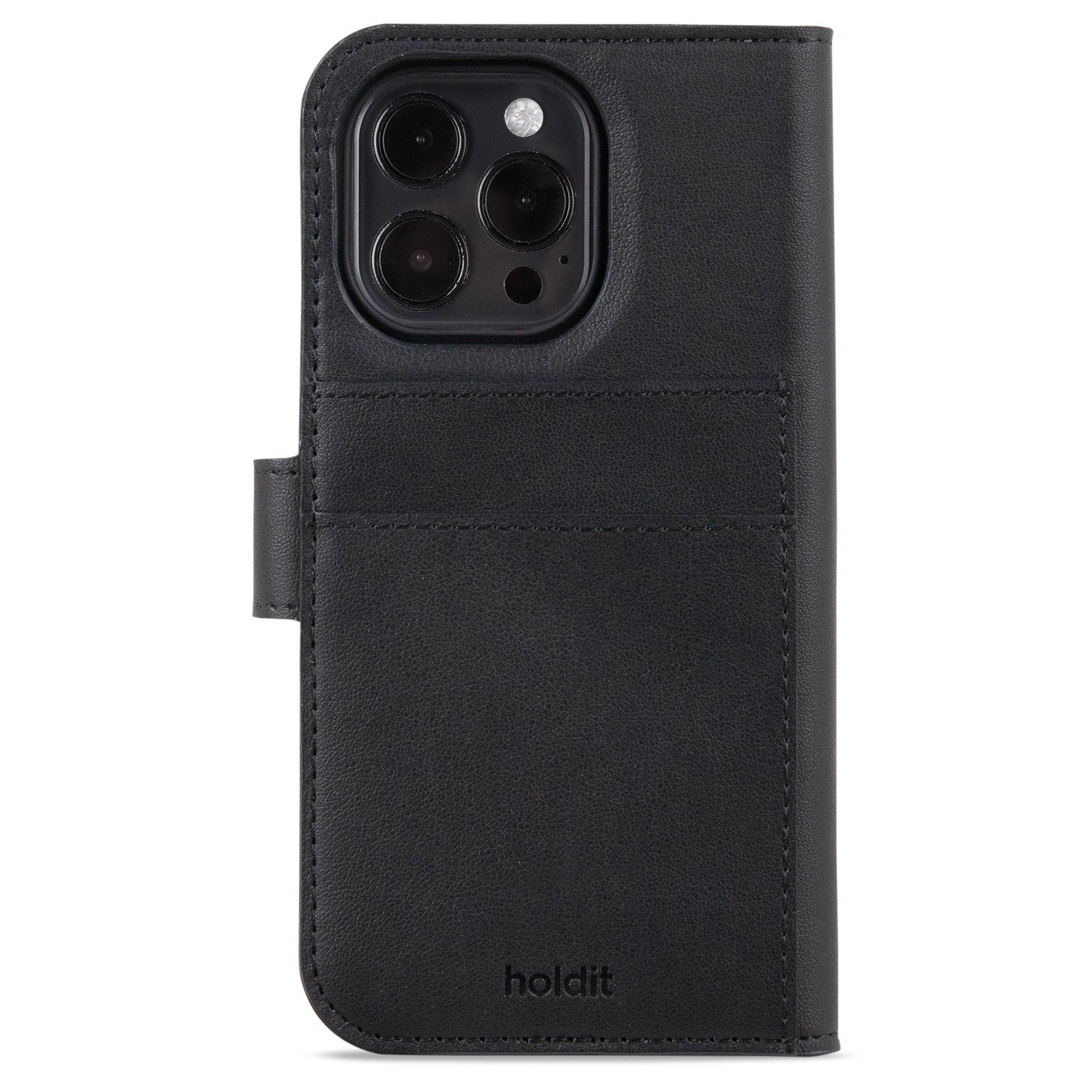 iPhone 15 Pro Magnetic Book Cover Plus Black