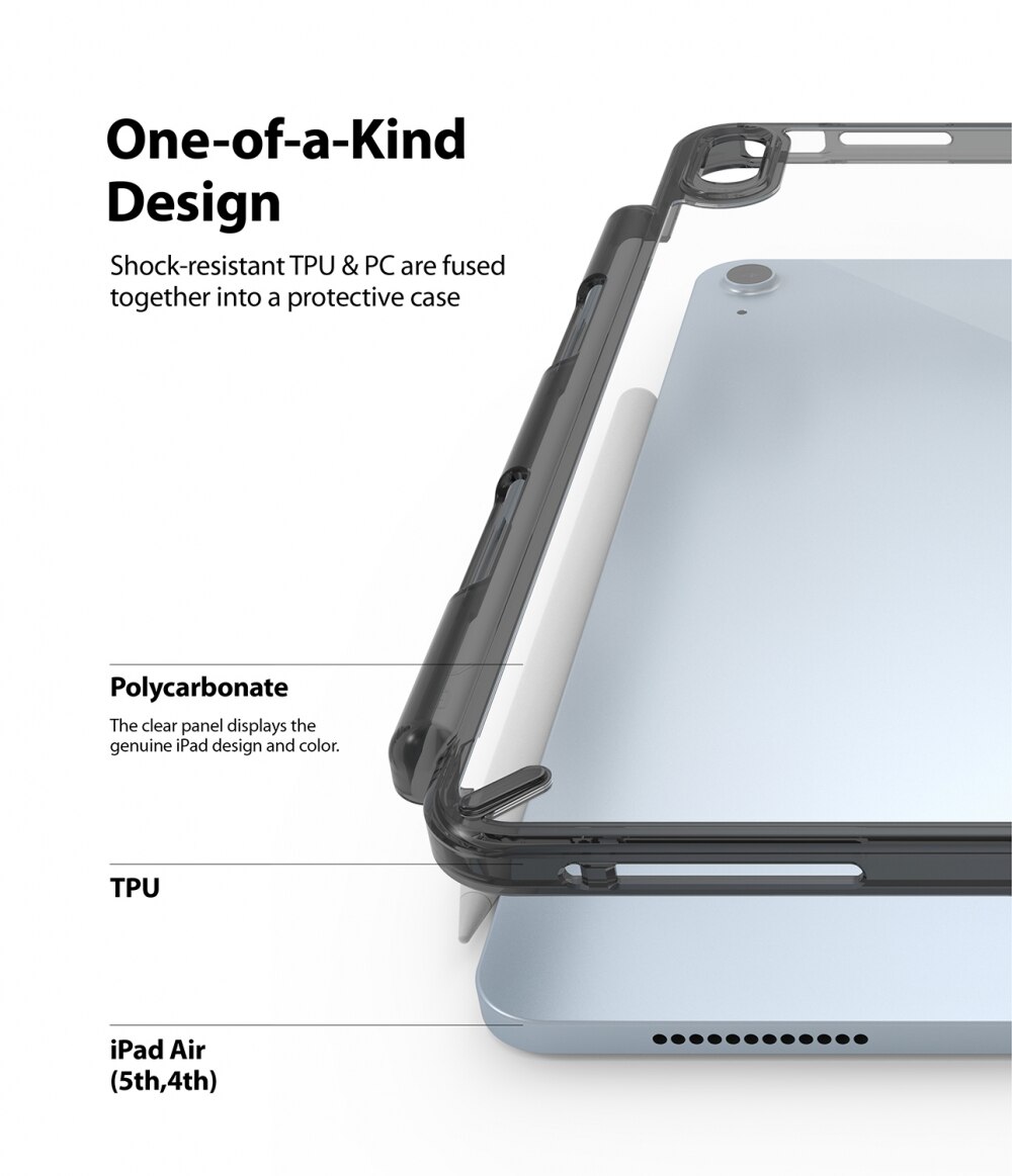 iPad Air 10.9 5th Gen (2022) Fusion Case Black