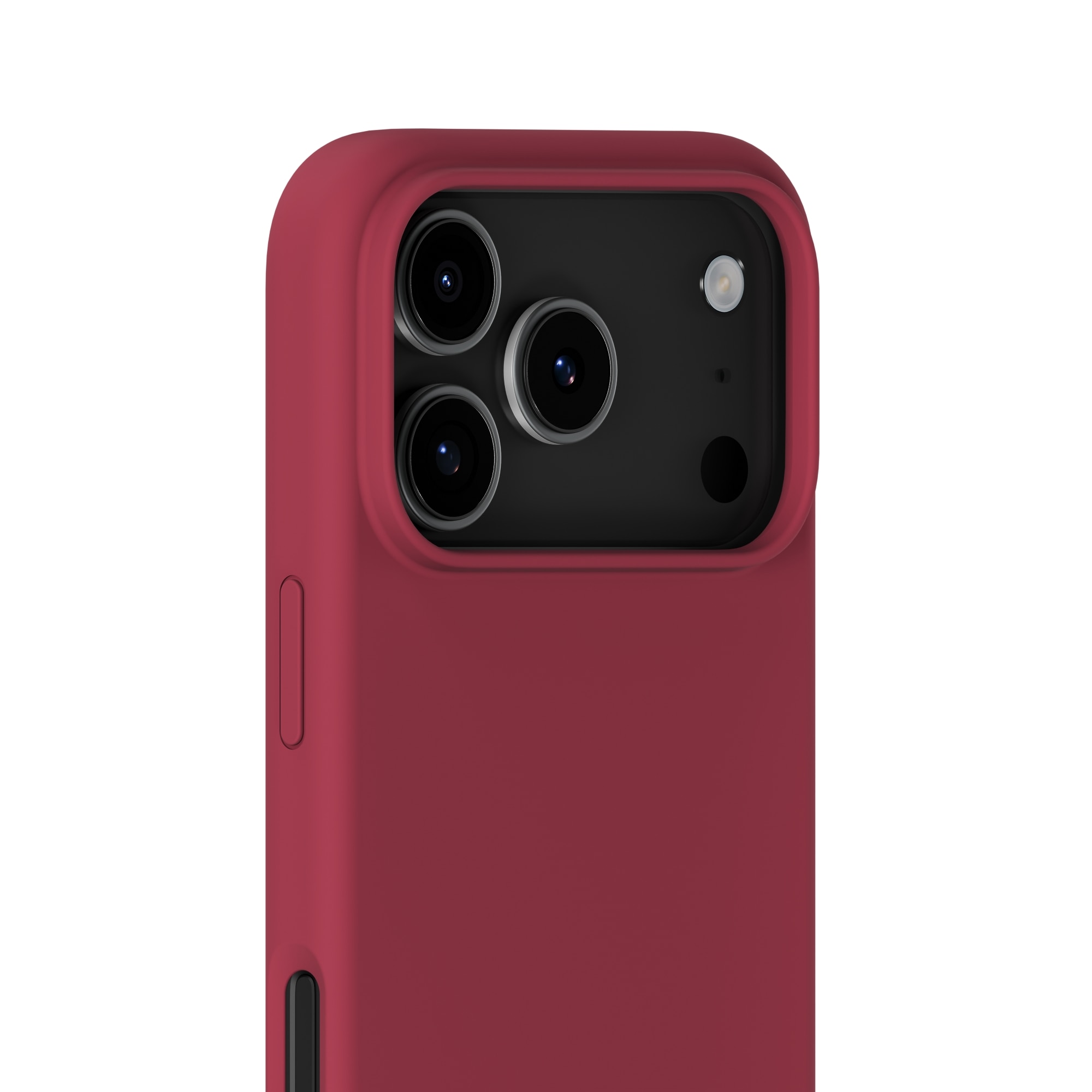 iPhone 17 Pro Max Silicone Case Red Velvet