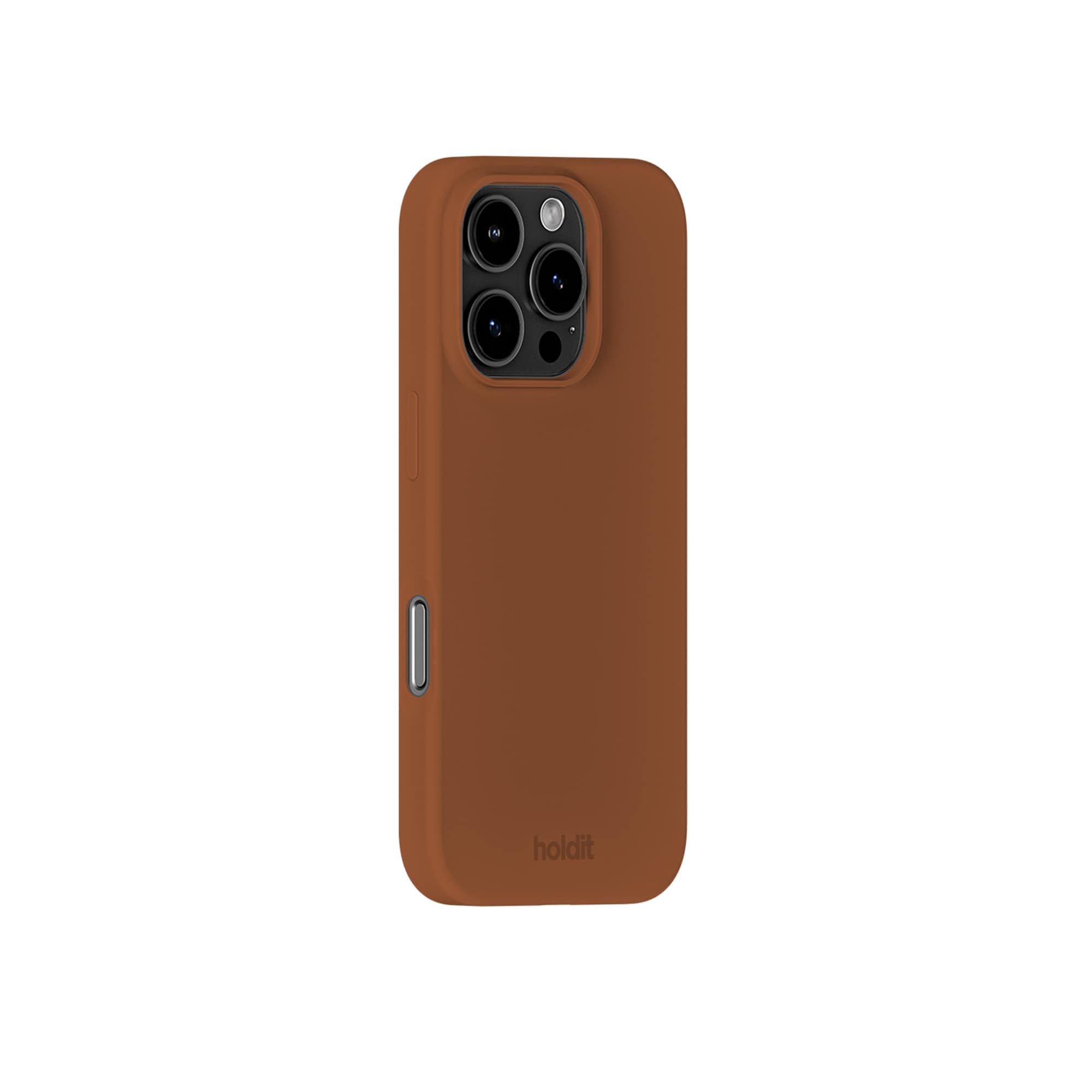 iPhone 16 Pro Silicone Case Almond Brown