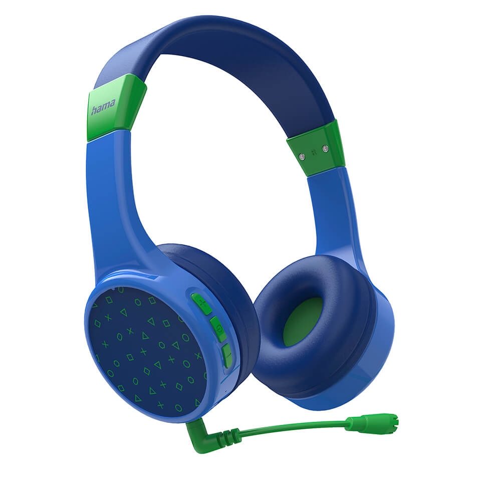 Teens Guard On-Ear Wireless Kids Headphones Blue