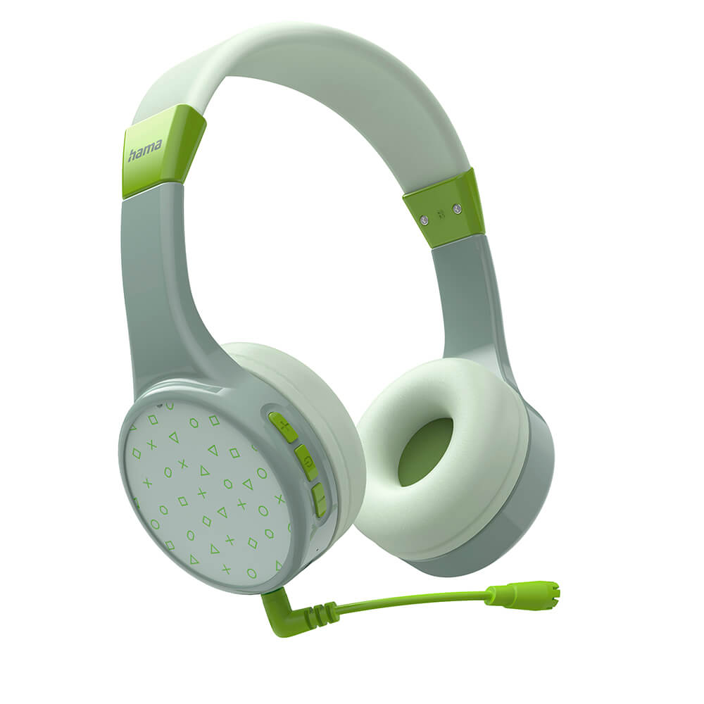 Teens Guard On-Ear Wireless Kids Headphones Green