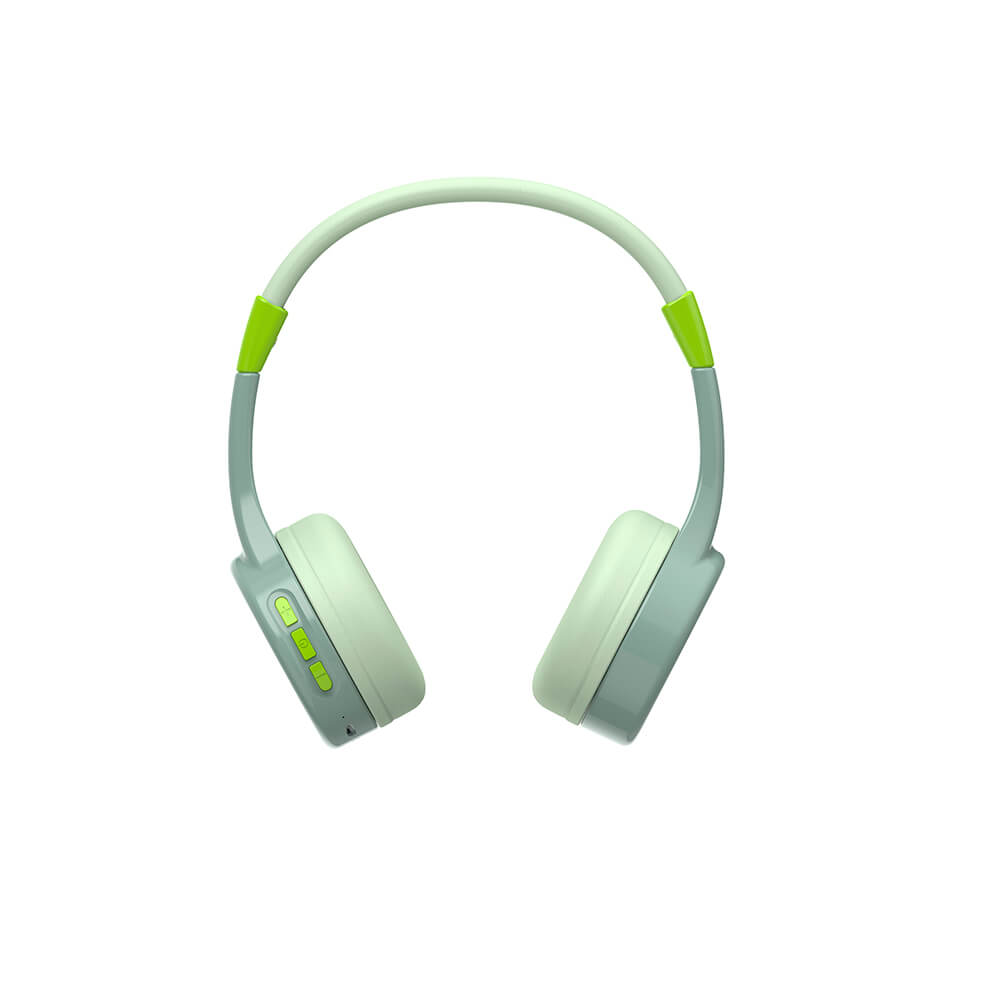 Teens Guard On-Ear Wireless Kids Headphones Green