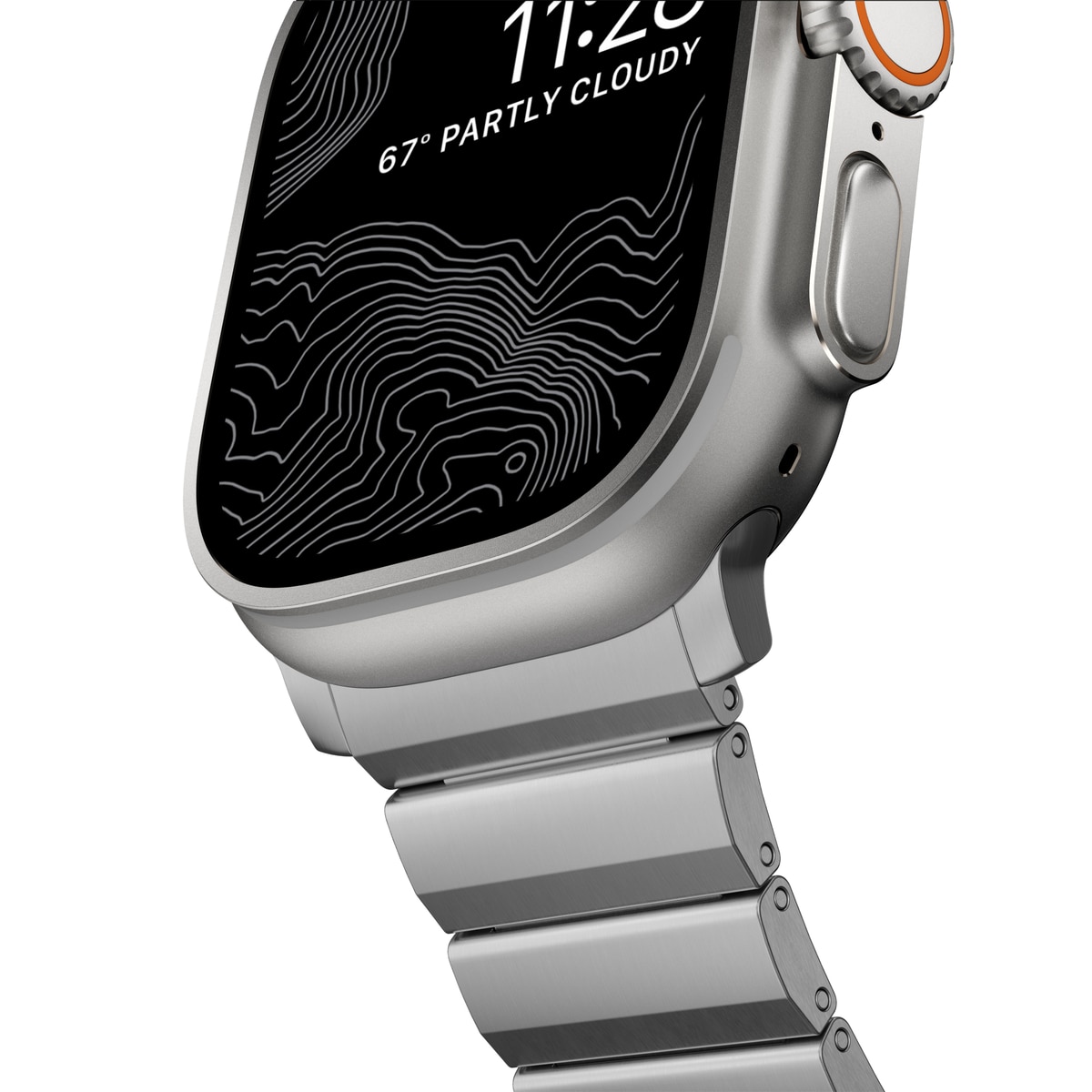 Titanium Band Apple Watch Ultra 49mm Silver