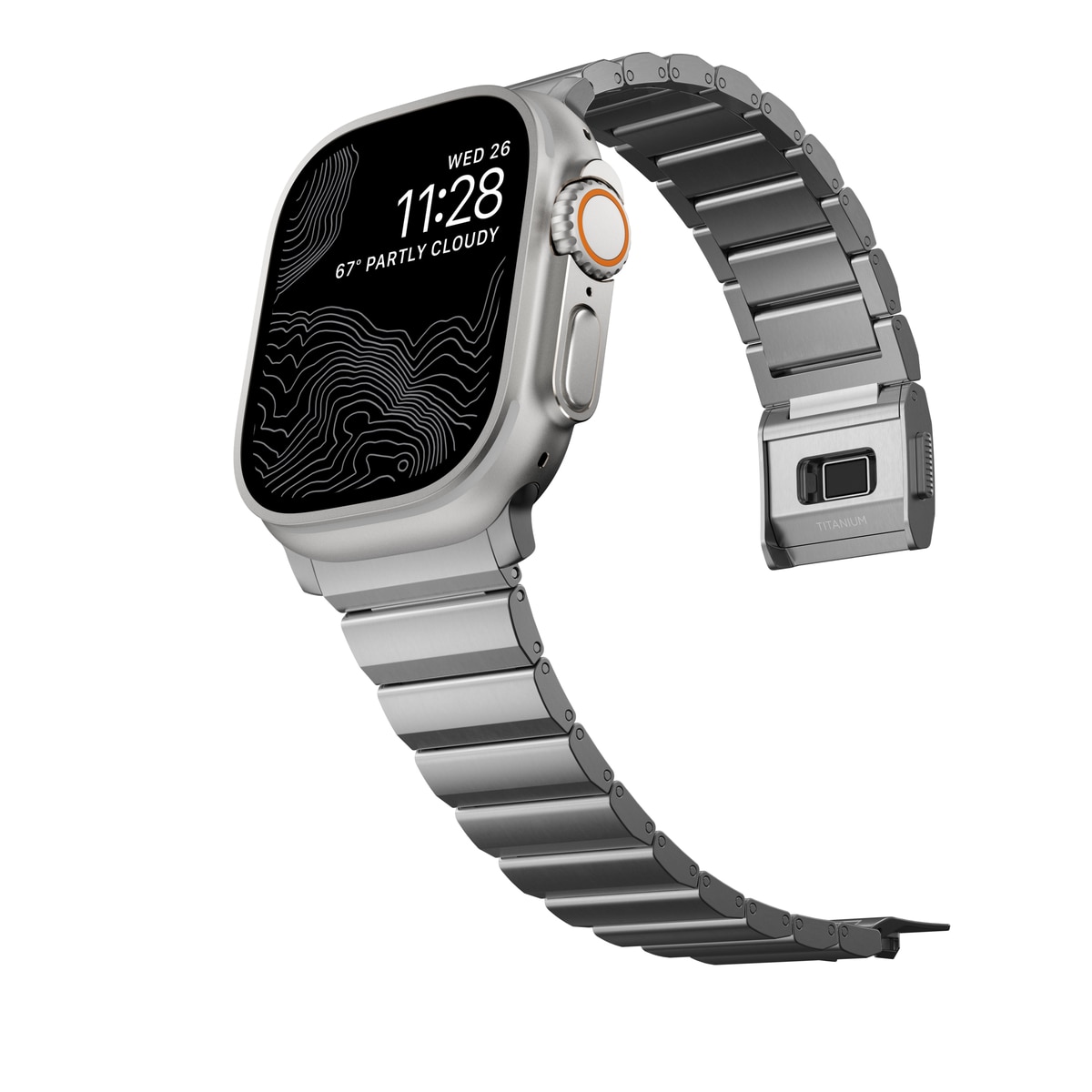 Titanium Band Apple Watch Ultra 49mm Silver