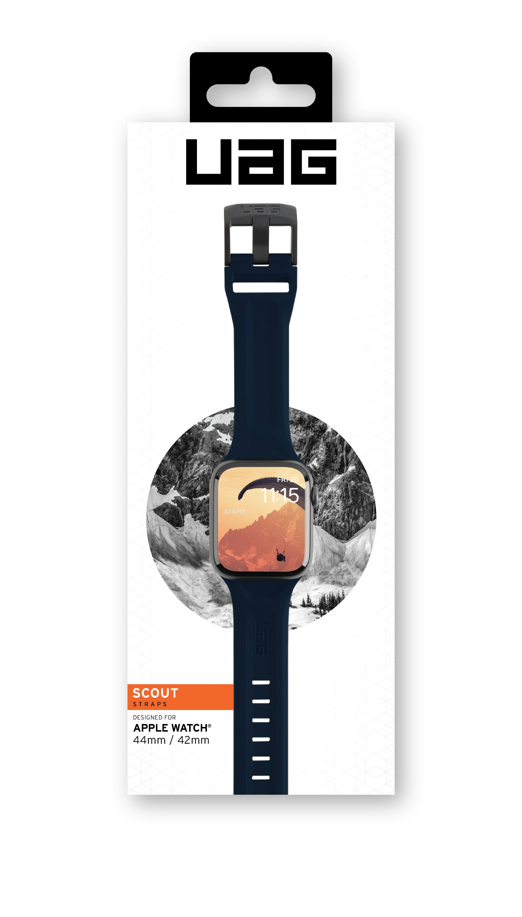 Apple Watch 42/44/45 mm Scout Silicone Strap Mallard