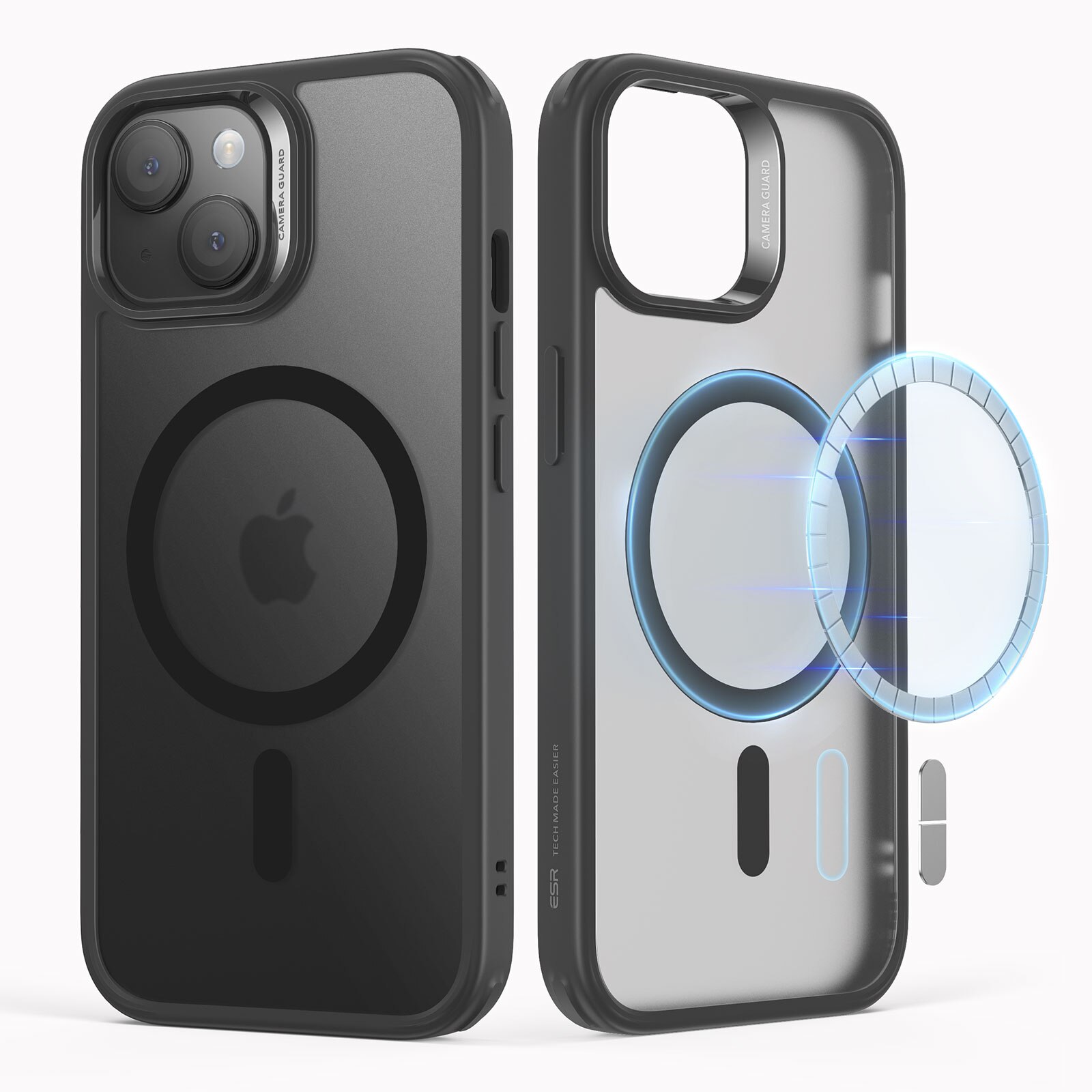 iPhone 15 Plus Classic Hybrid HaloLock MagSafe Black