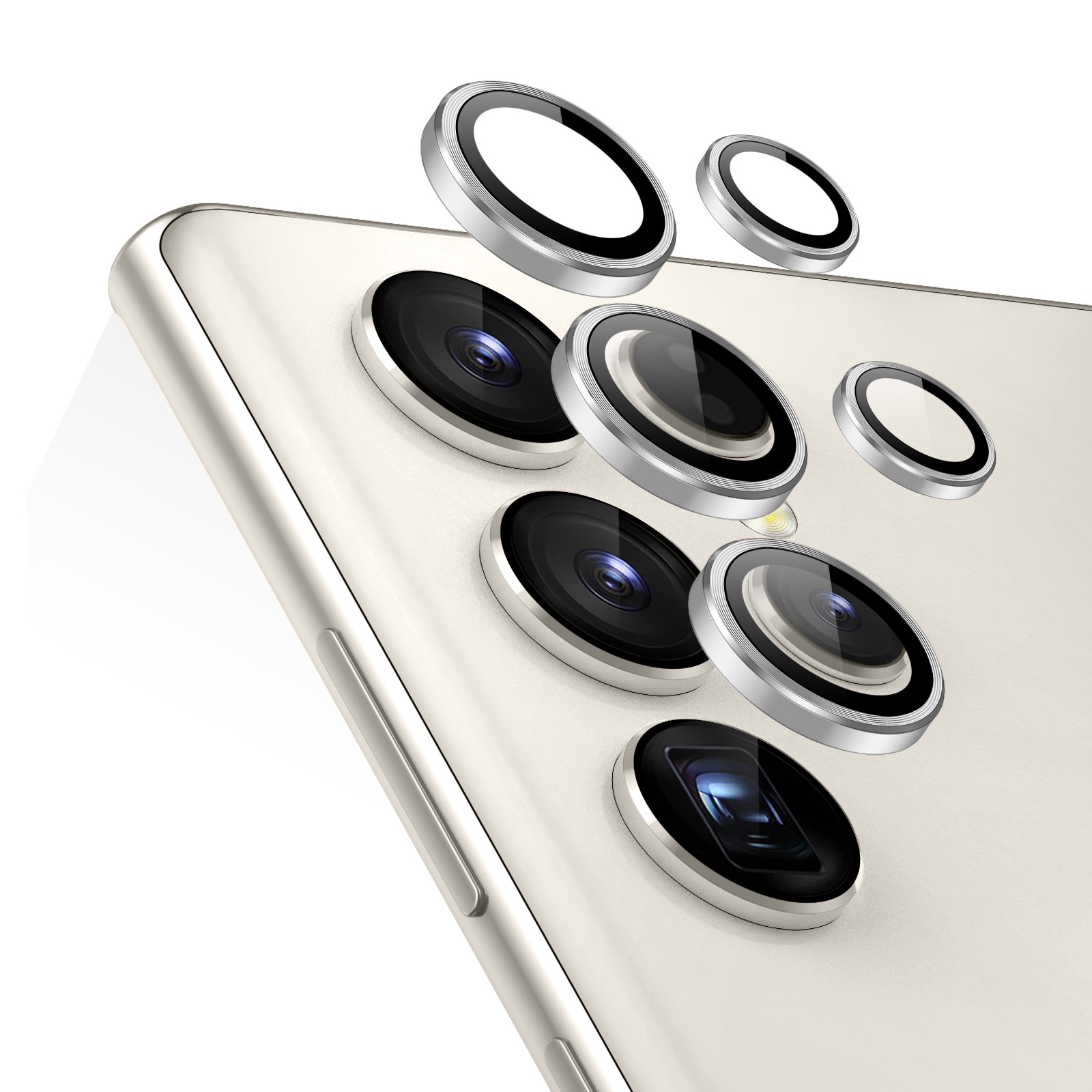 Samsung Galaxy S24 Ultra Armorite Camera Lens Protector Silver